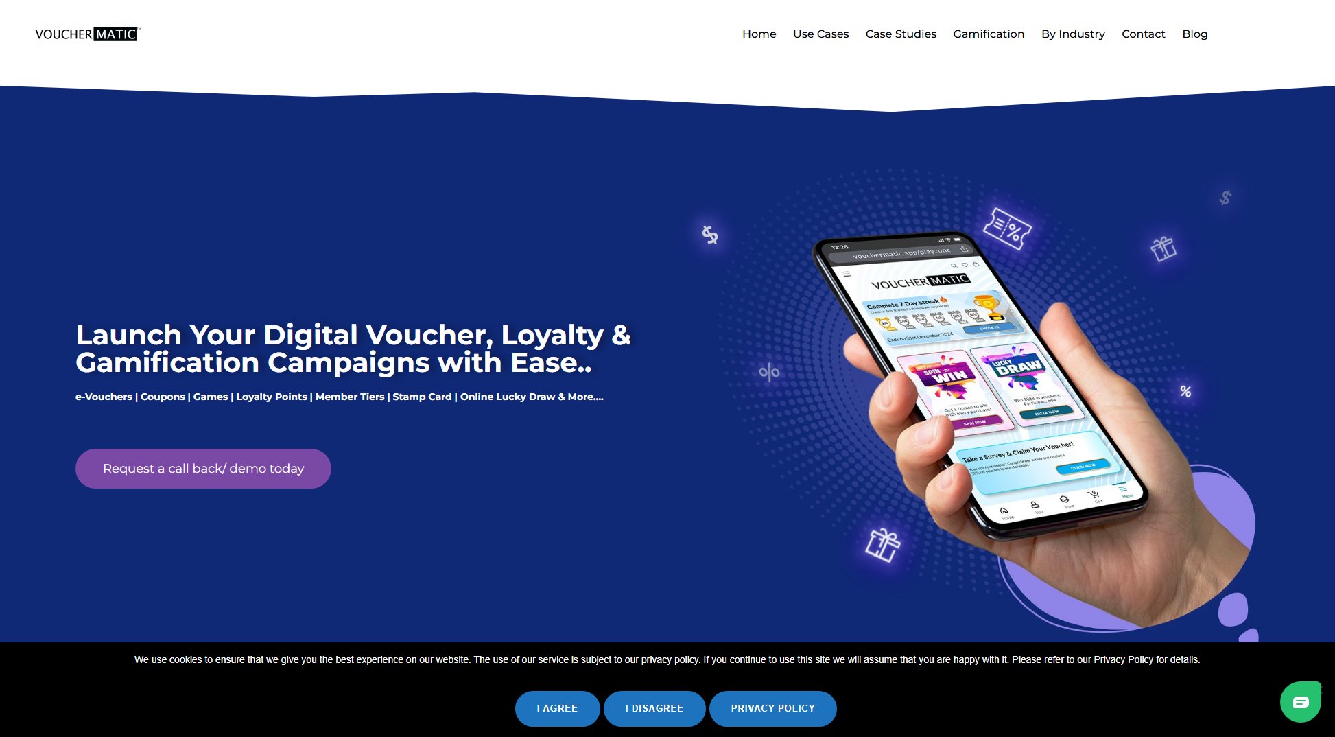 Vouchermatic Vouchermatic Interface & Screenshots