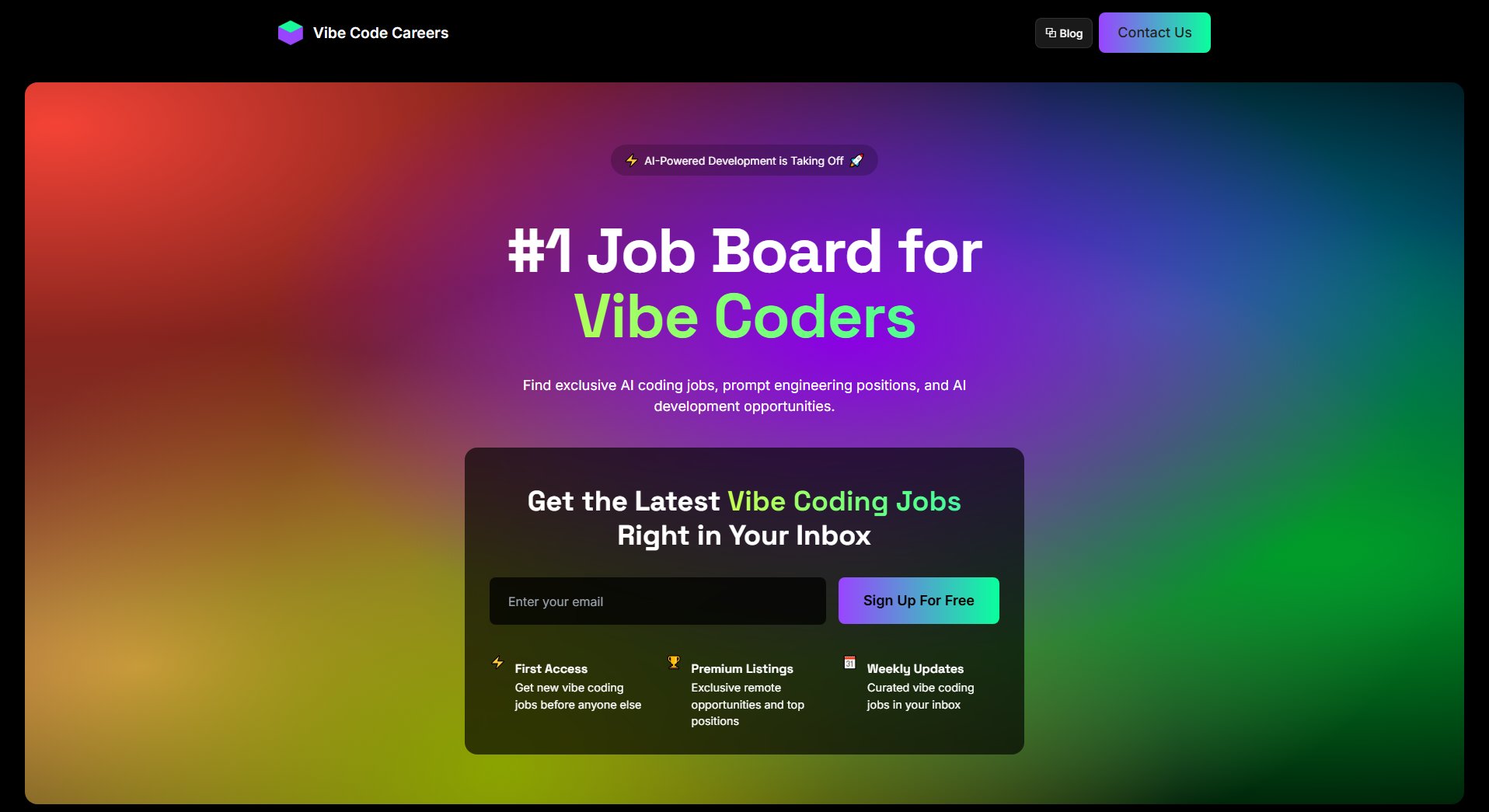 VibeCodeCareers VibeCodeCareers Interface & Screenshots