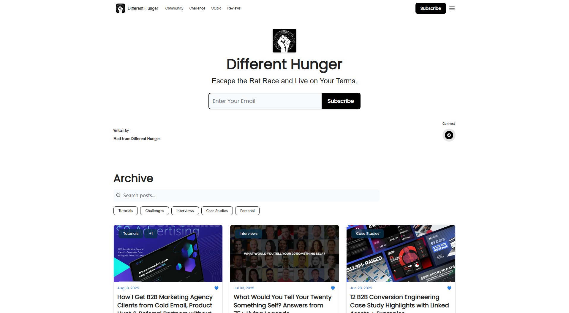 Different Hunger Different Hunger Interface & Screenshots