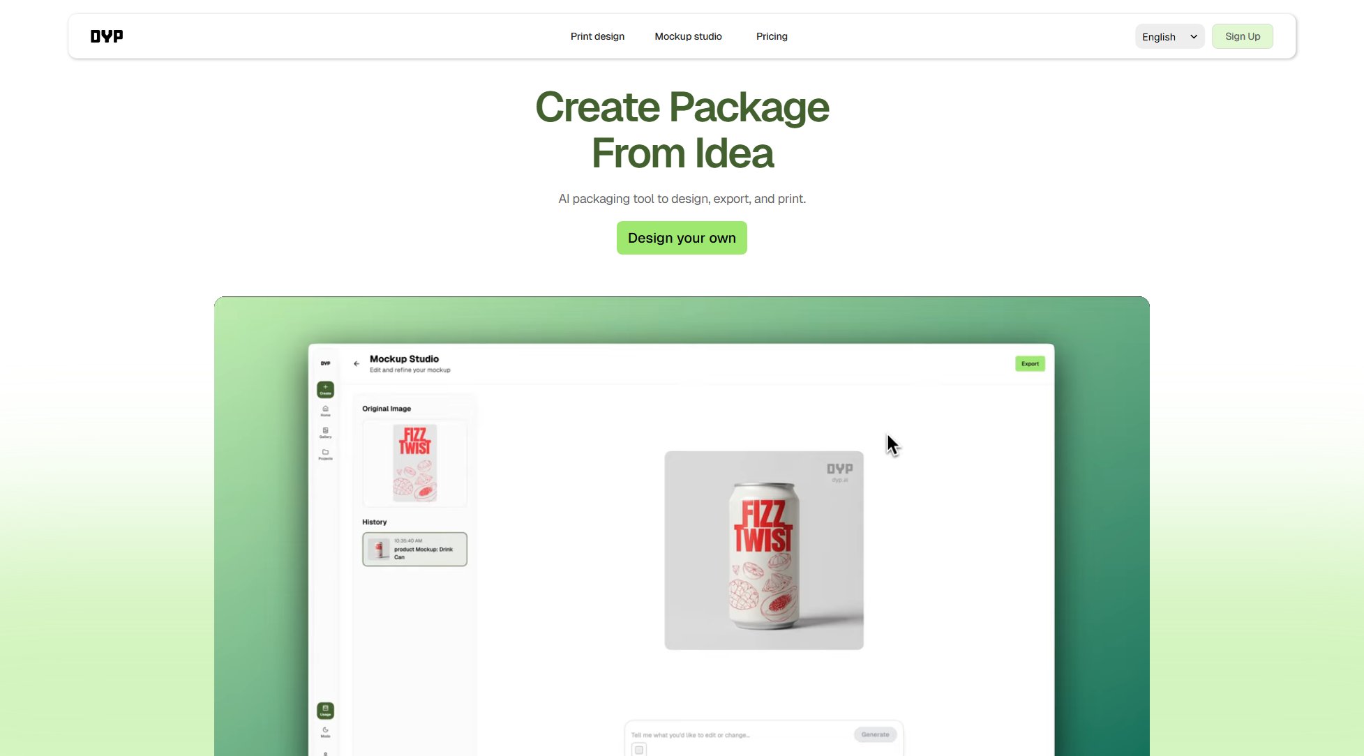 DYP.ai DYP.ai Interface & Screenshots DYP.ai DYP.ai Interface & Screenshots