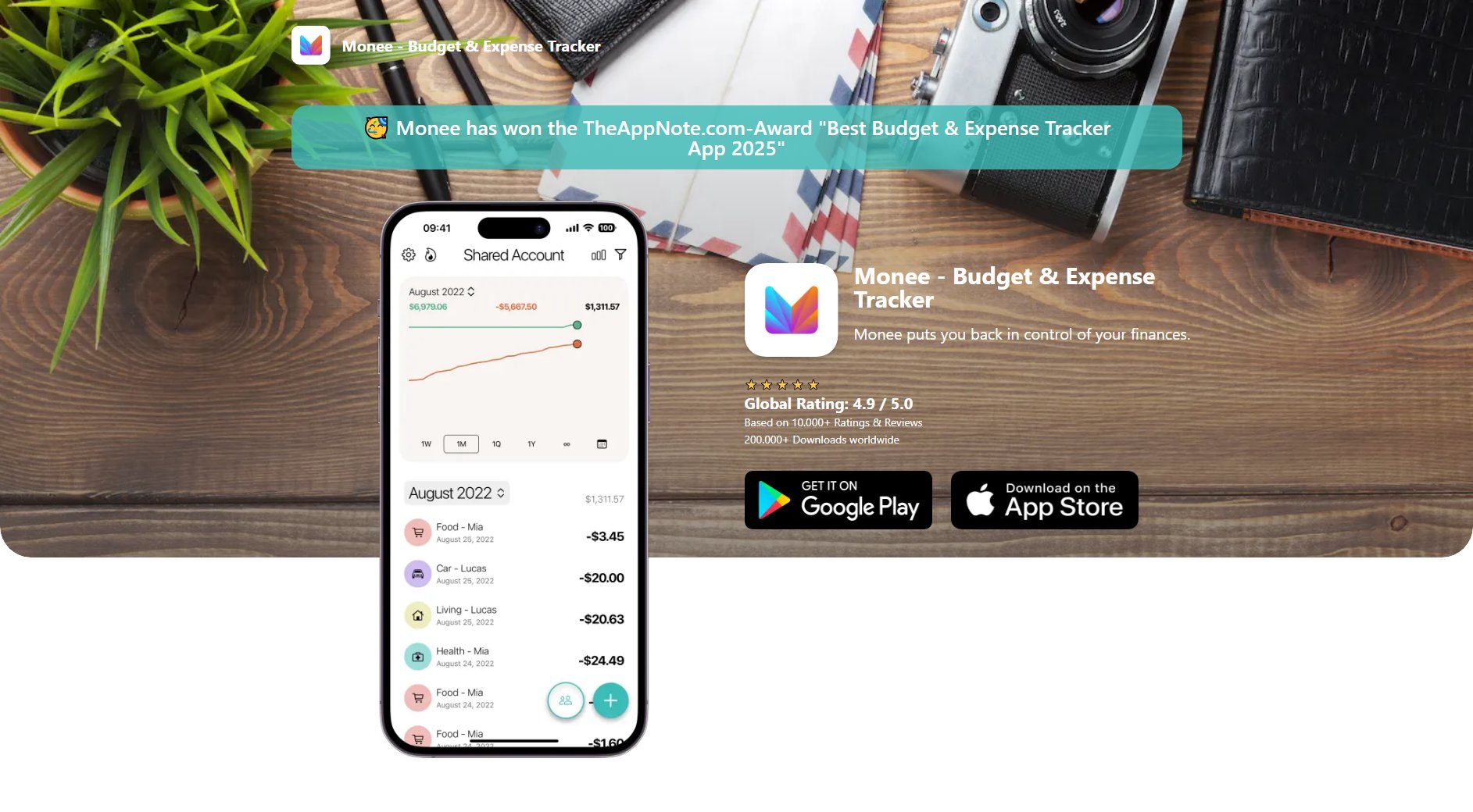 Monee - Budget & Expense Tracker Monee - Budget & Expense Tracker Interface & Screenshots Monee - Budget & Expense Tracker Monee - Budget & Expense Tracker Interface & Screenshots
