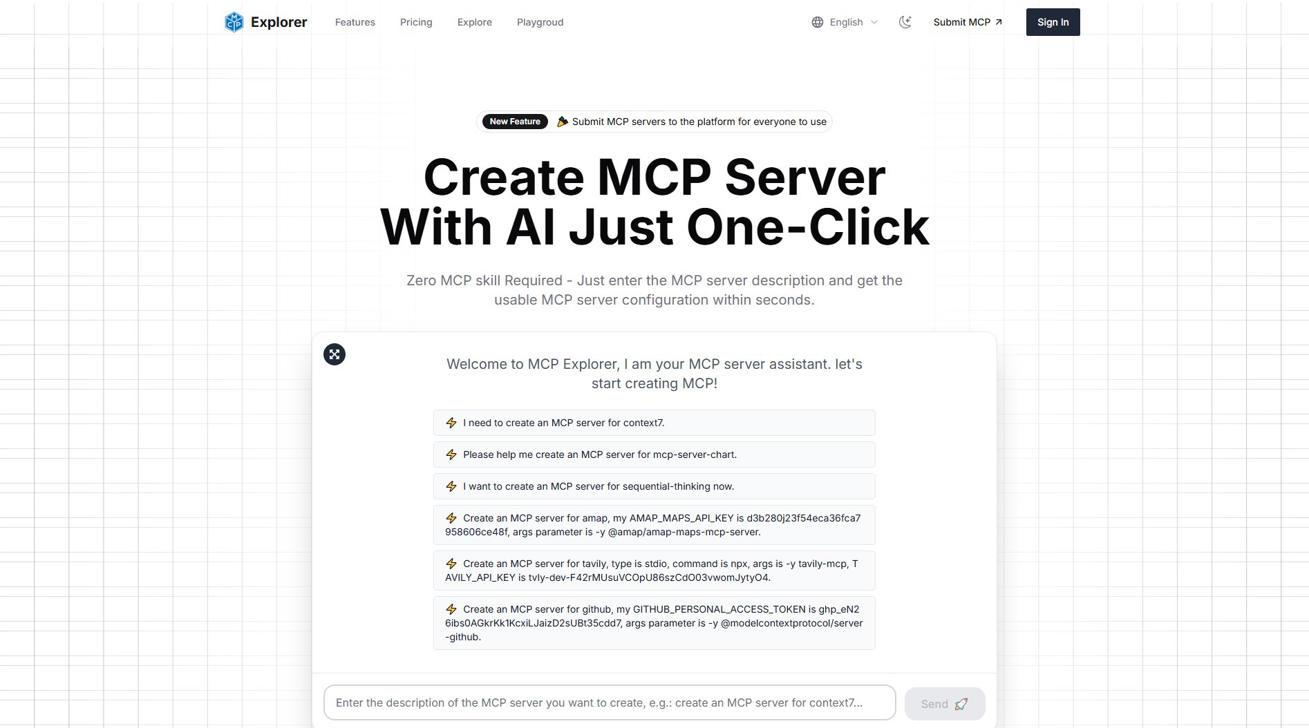 MCP Explorer MCP Explorer Interface & Screenshots