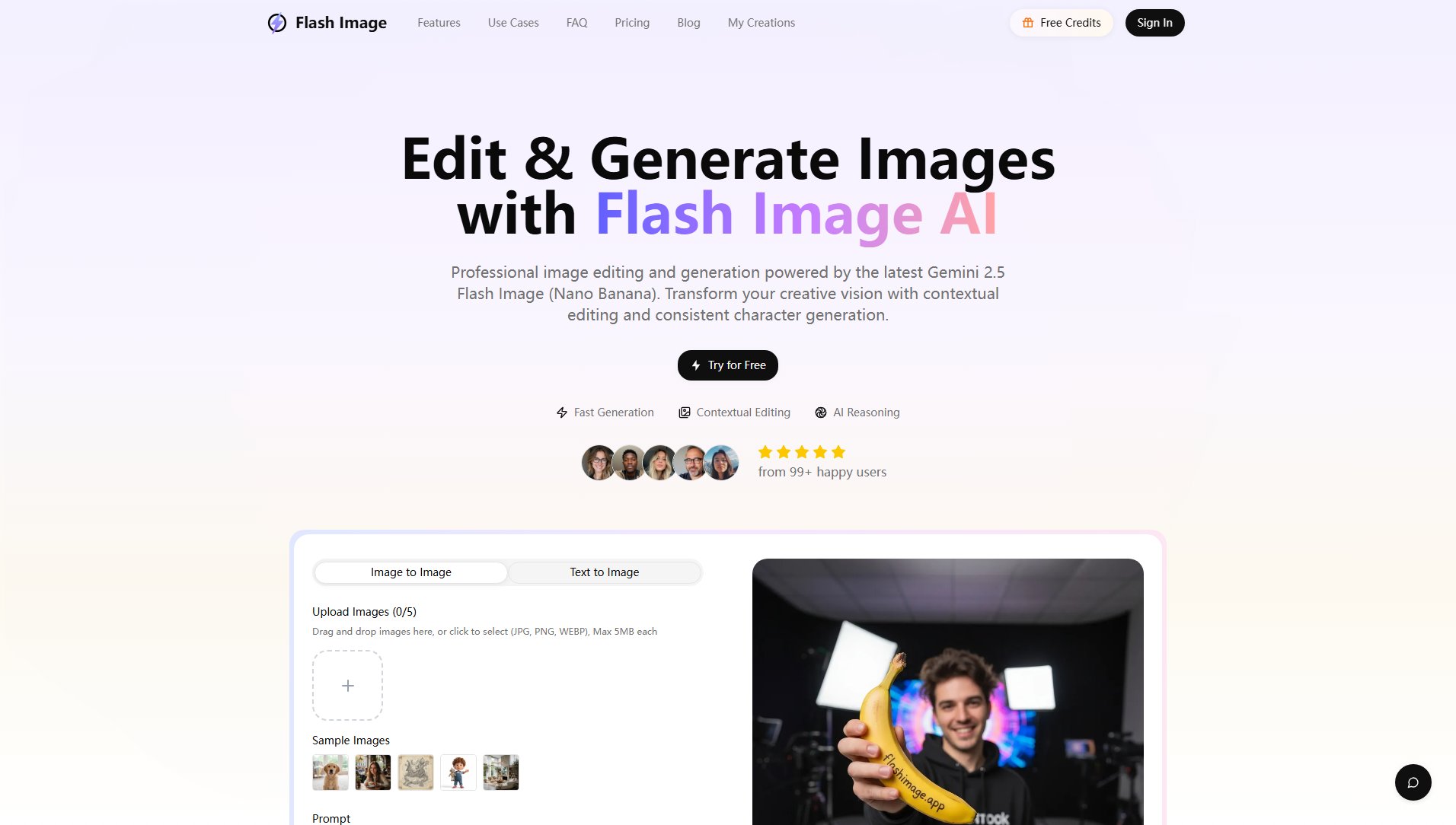 Flash Image AI Screenshot Flash Image AI Screenshot