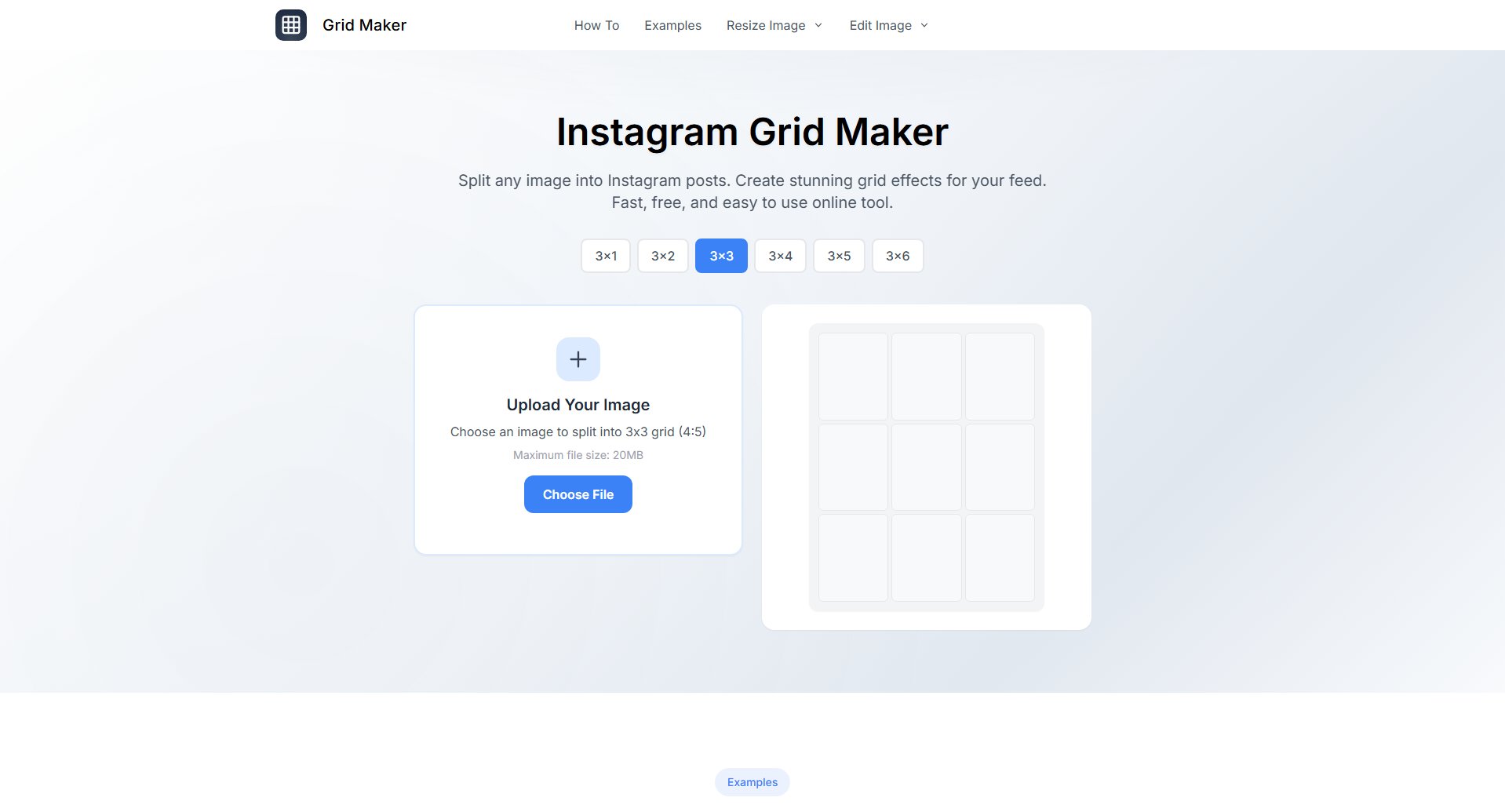 Free Instagram Grid Maker Screenshot Free Instagram Grid Maker Screenshot
