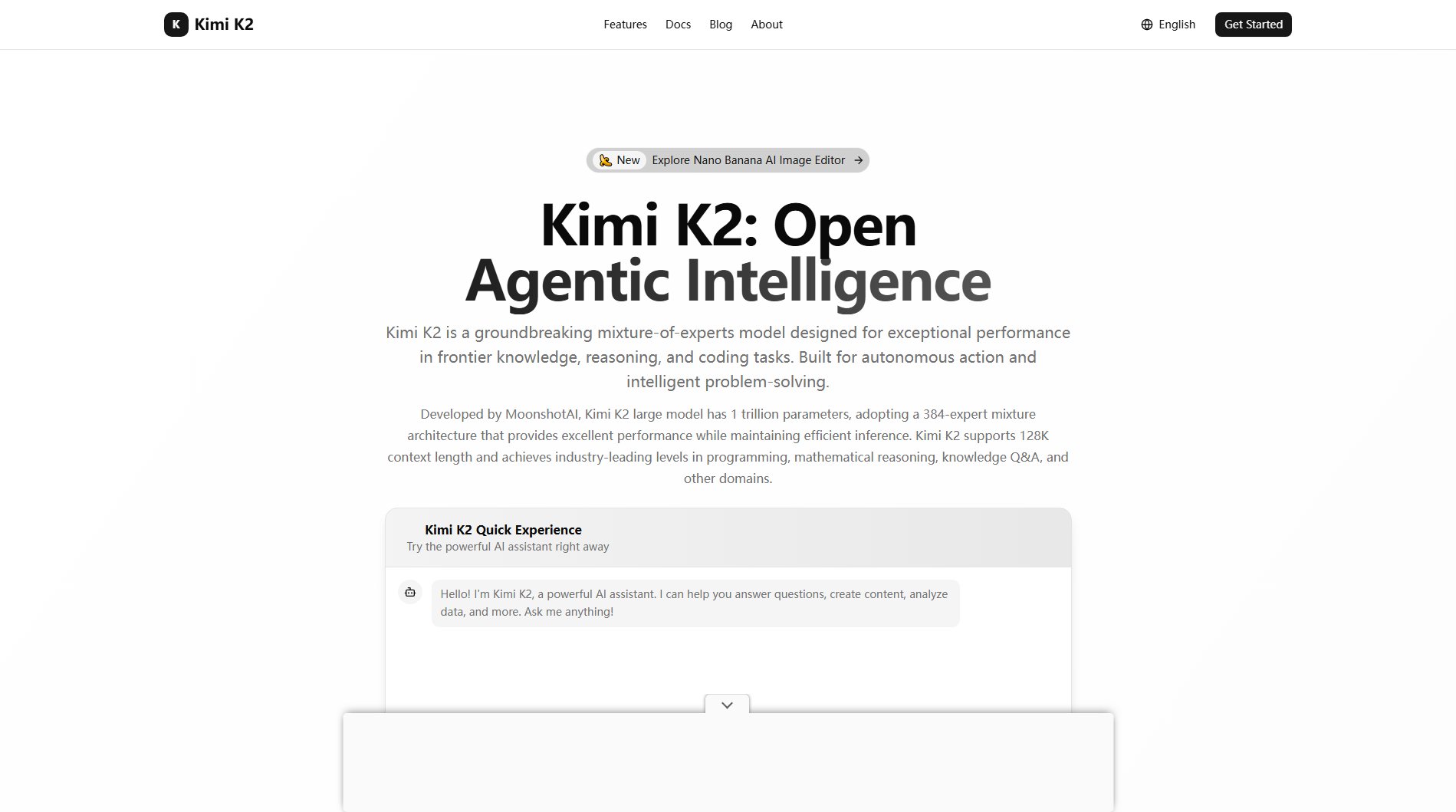 Kimi K2 Kimi K2 Interface & Screenshots Kimi K2 Kimi K2 Interface & Screenshots