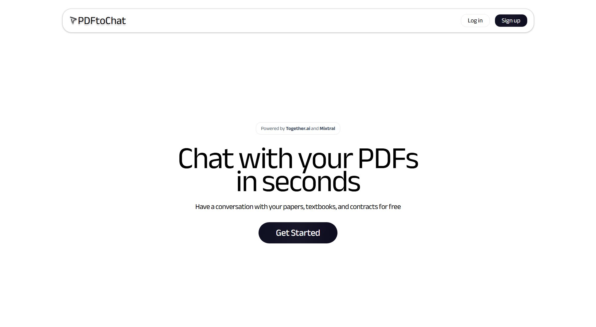 PDFtoChat PDFtoChat Interface & Screenshots PDFtoChat PDFtoChat Interface & Screenshots