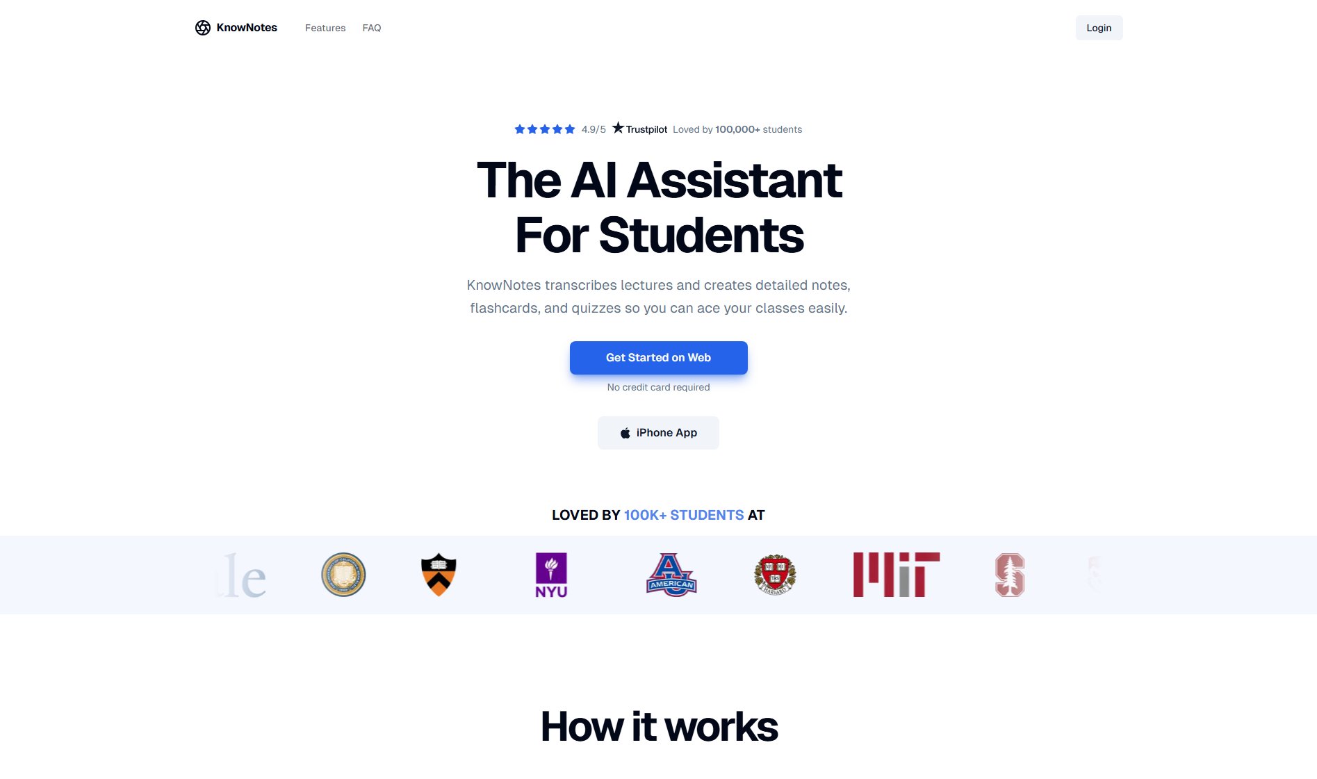 KnowNotes KnowNotes Interface & Screenshots