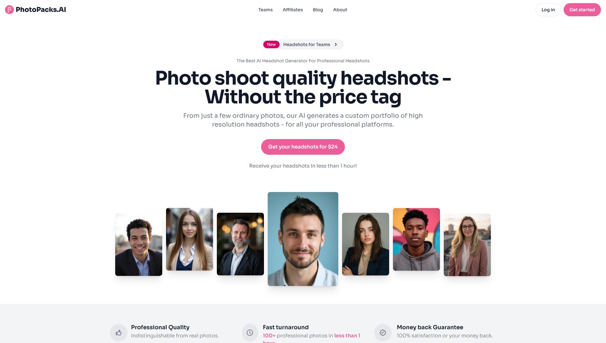 PhotoPacks.AI PhotoPacks.AI Interface & Screenshots