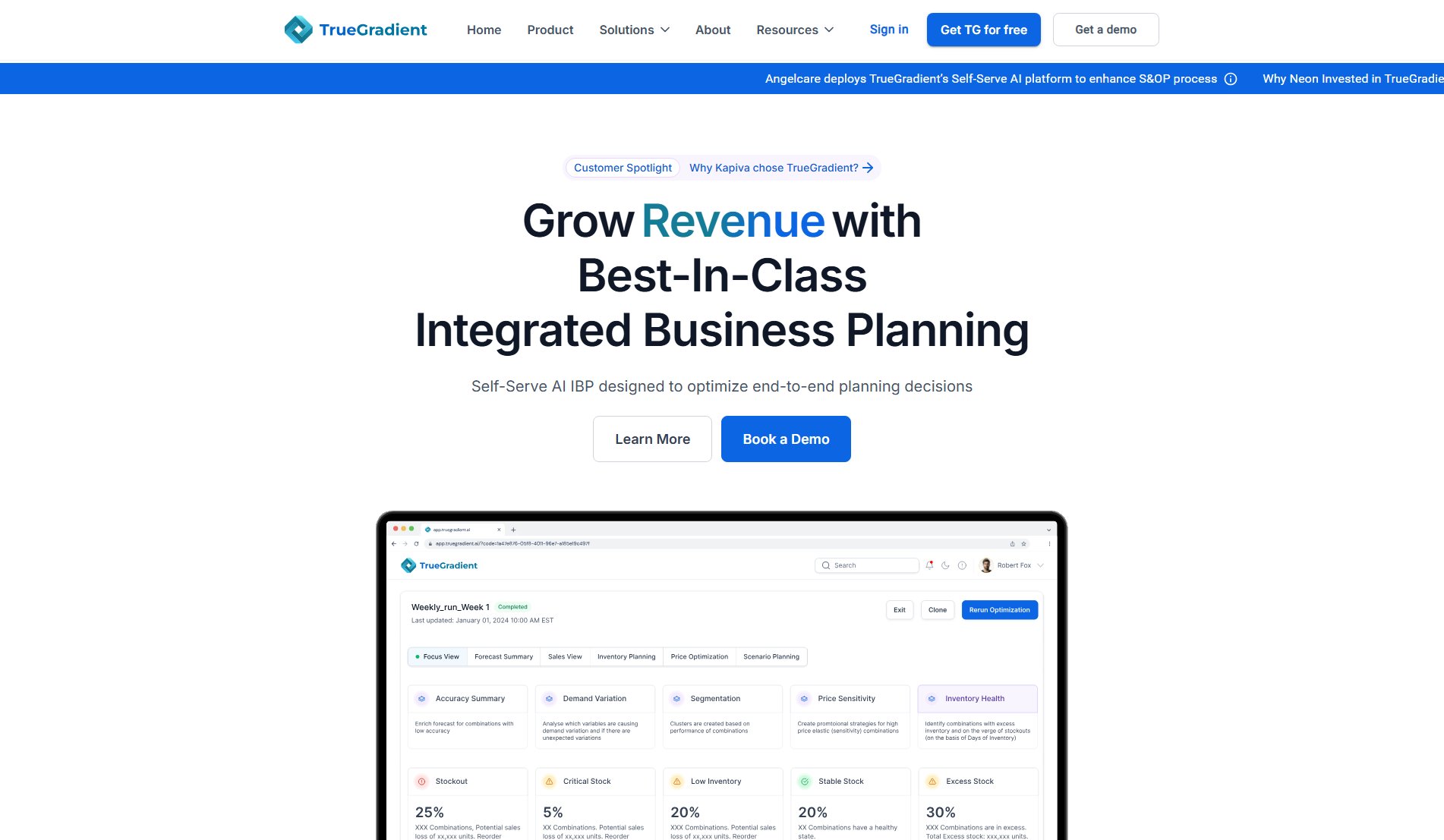 TrueGradient TrueGradient Interface & Screenshots