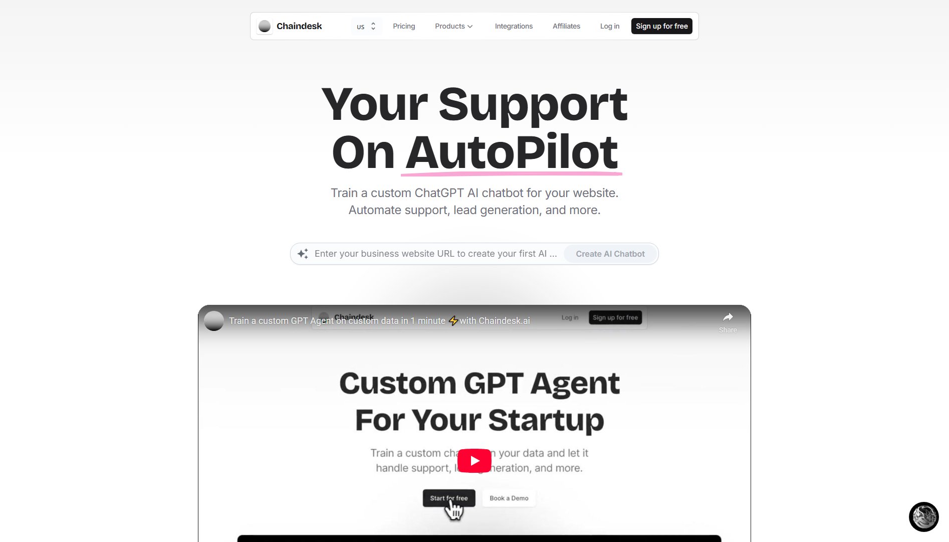 Chaindesk Chaindesk Interface & Screenshots Chaindesk Chaindesk Interface & Screenshots