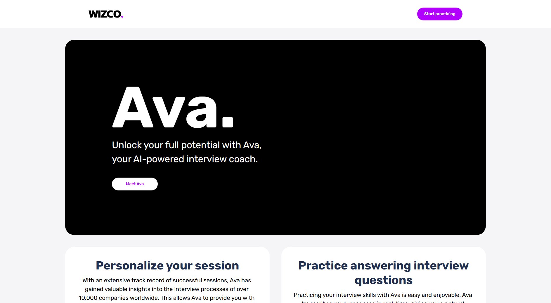 Wizco AI-based coaching Wizco AI-based coaching Interface & Screenshots Wizco AI-based coaching Wizco AI-based coaching Interface & Screenshots