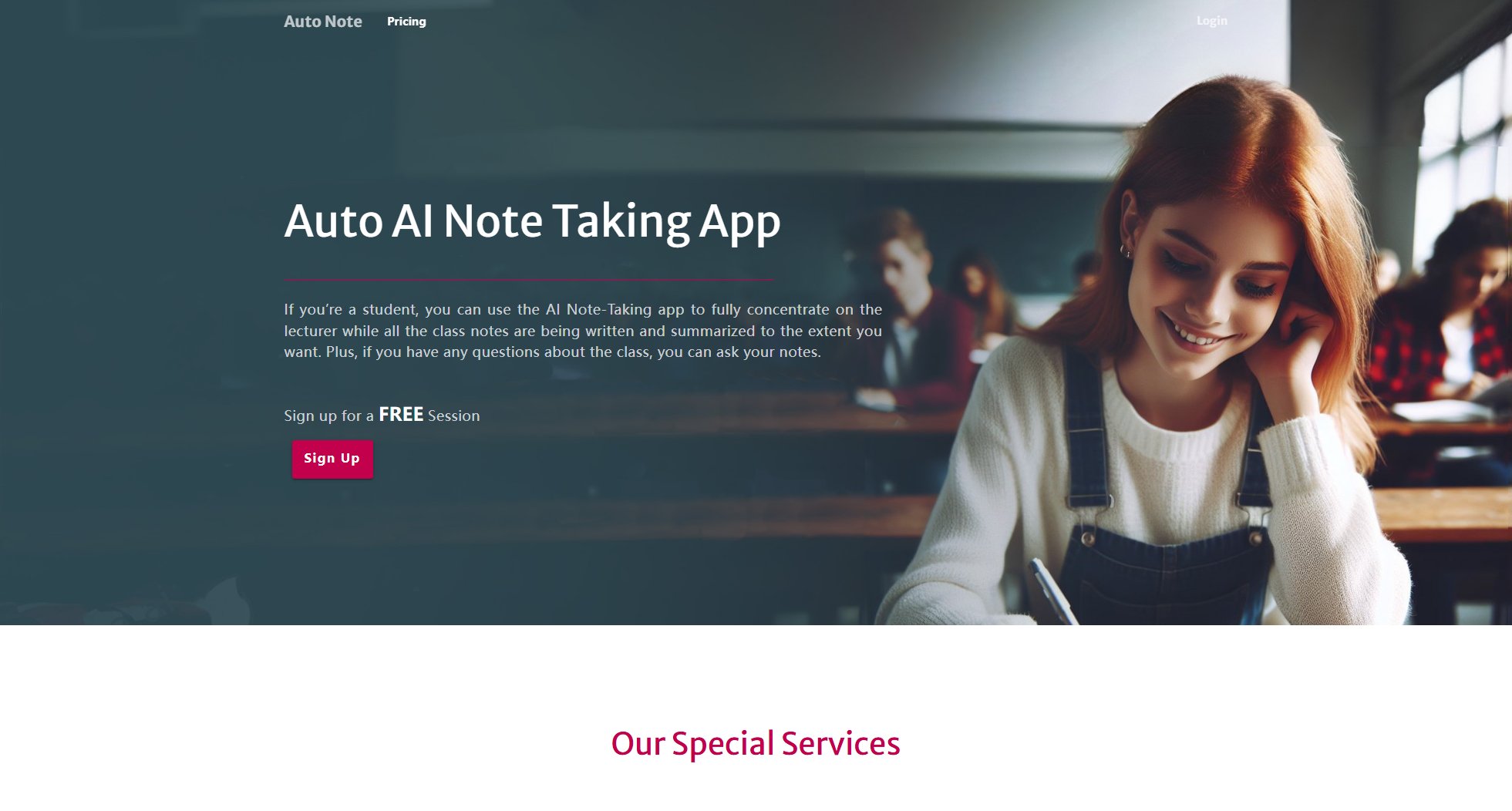Auto Note Auto Note Interface & Screenshots