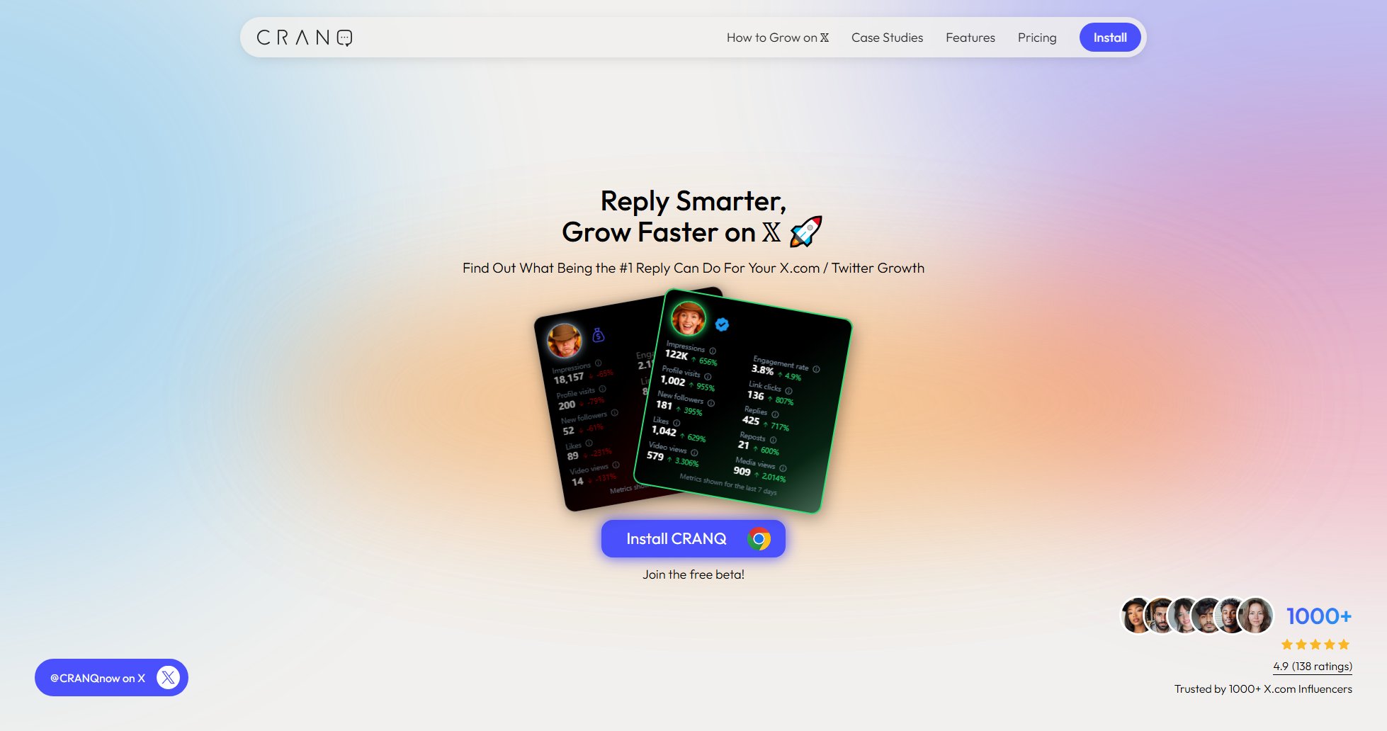 CRANQ CRANQ Interface & Screenshots CRANQ CRANQ Interface & Screenshots
