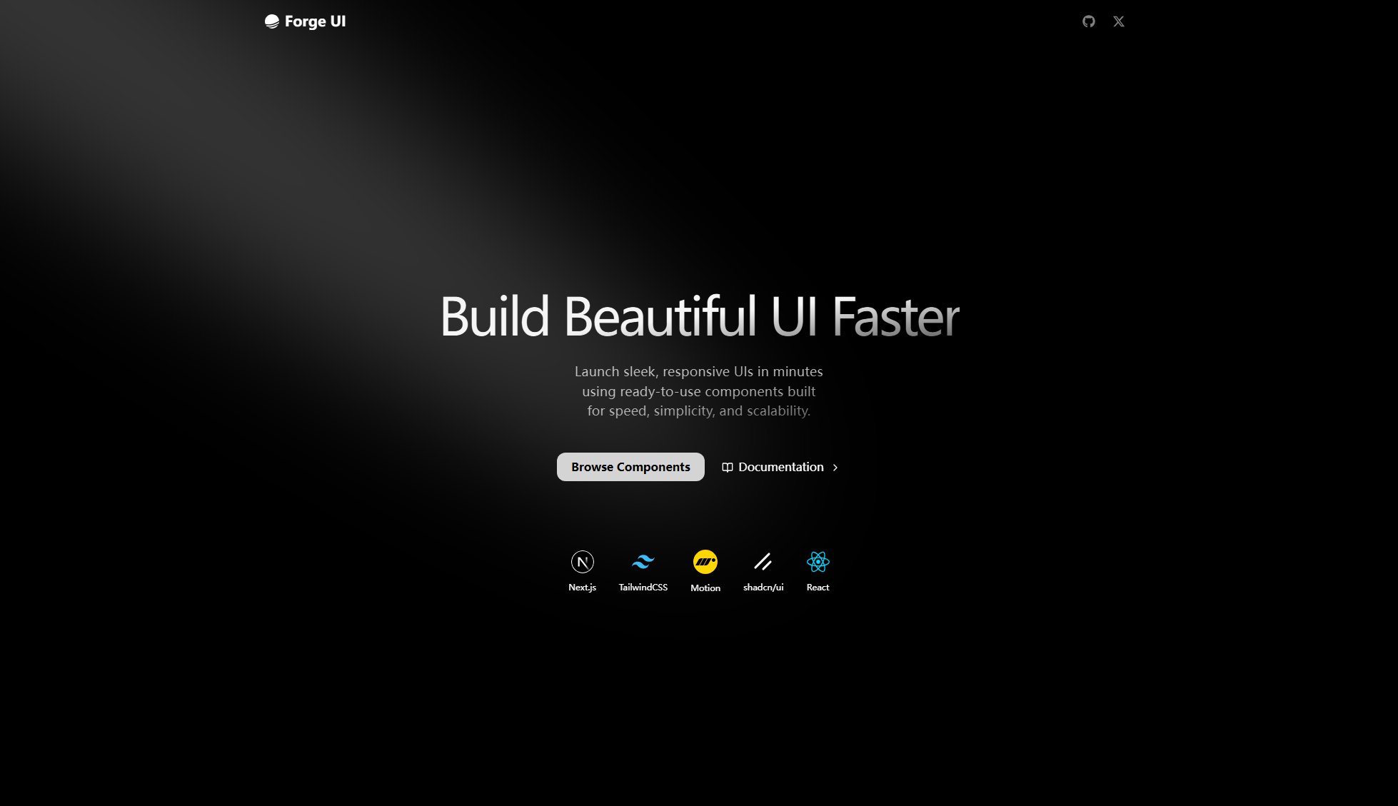 ForgeUI ForgeUI Interface & Screenshots ForgeUI ForgeUI Interface & Screenshots