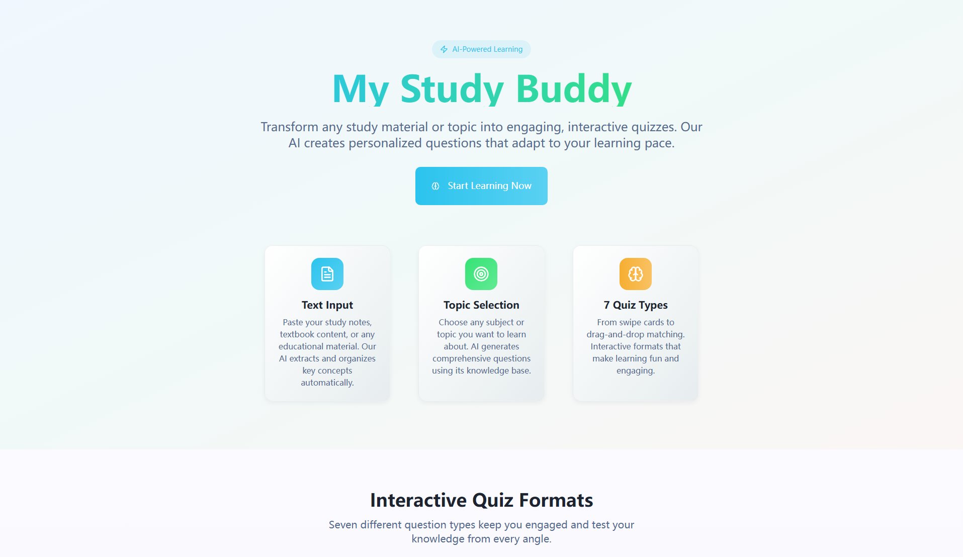 MyStudy Buddy Screenshot MyStudy Buddy Screenshot