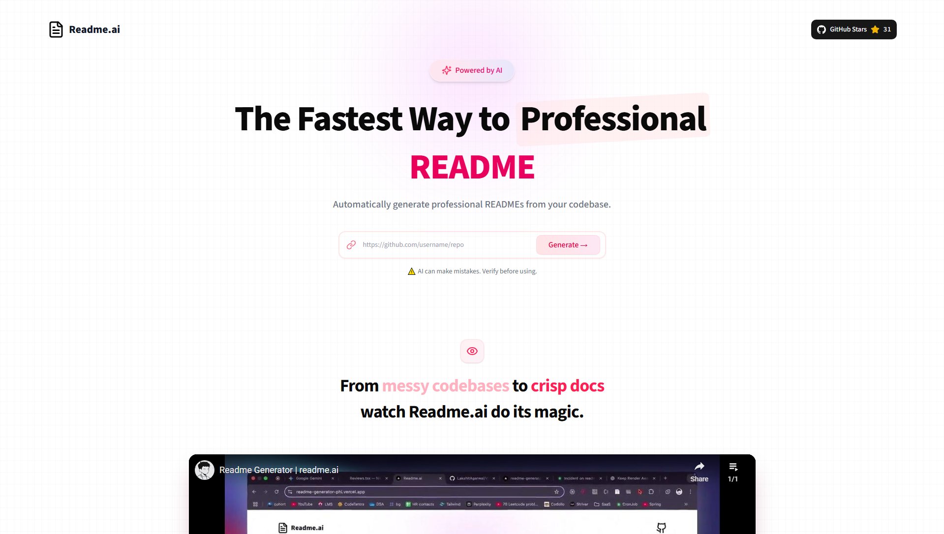 Readme.ai Screenshot Readme.ai Screenshot