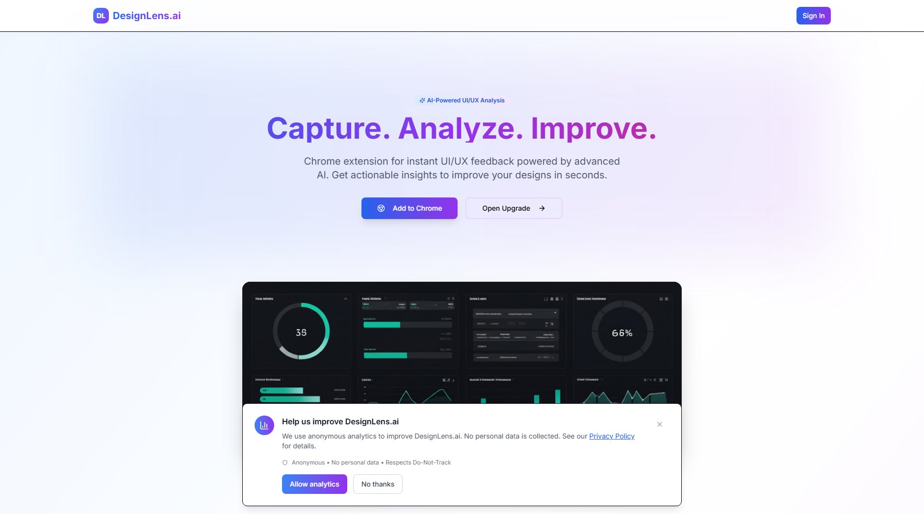 DesignLens.ai Screenshot DesignLens.ai Screenshot