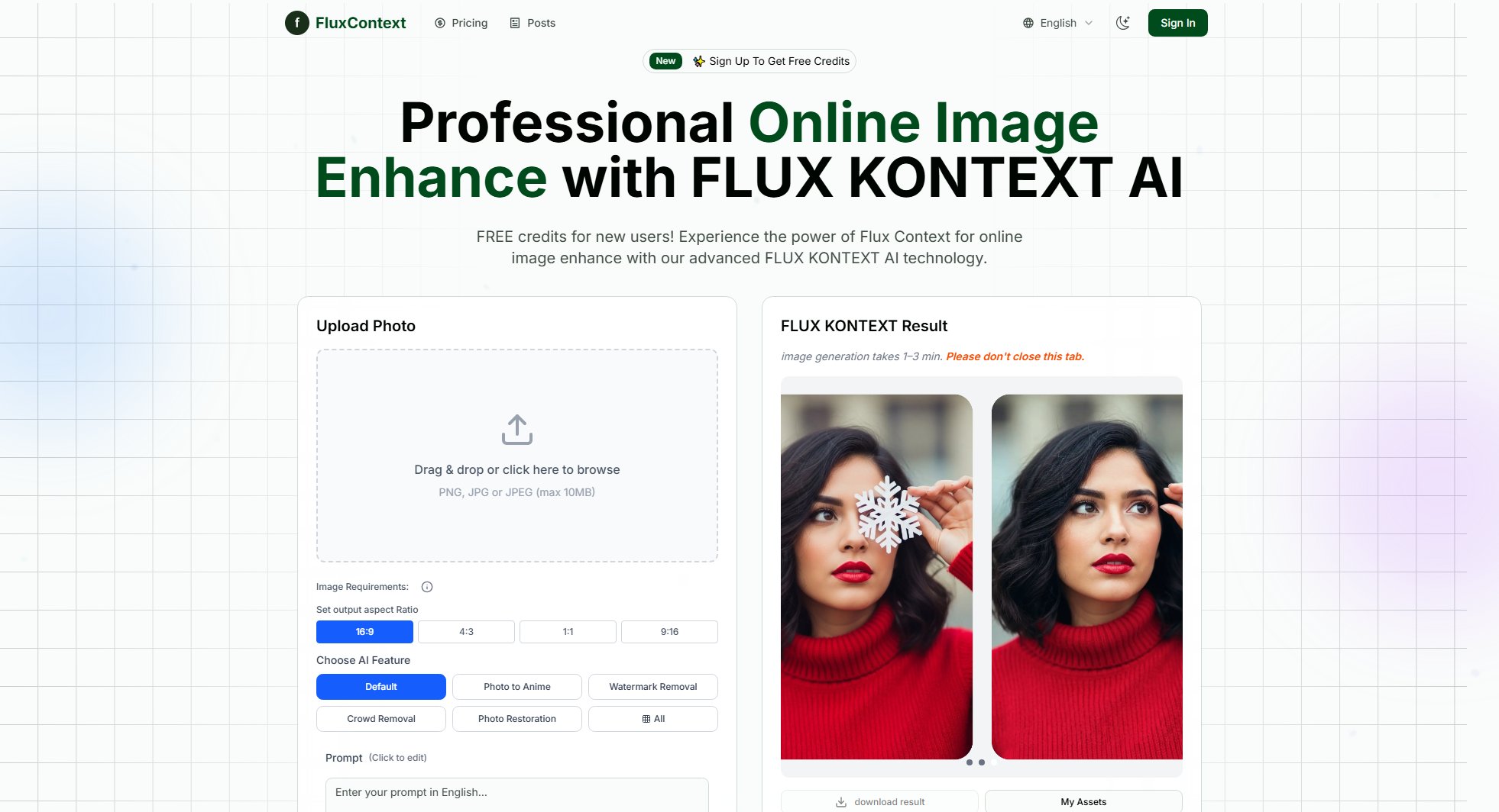 Flux Context Flux Context Interface & Screenshots Flux Context Flux Context Interface & Screenshots