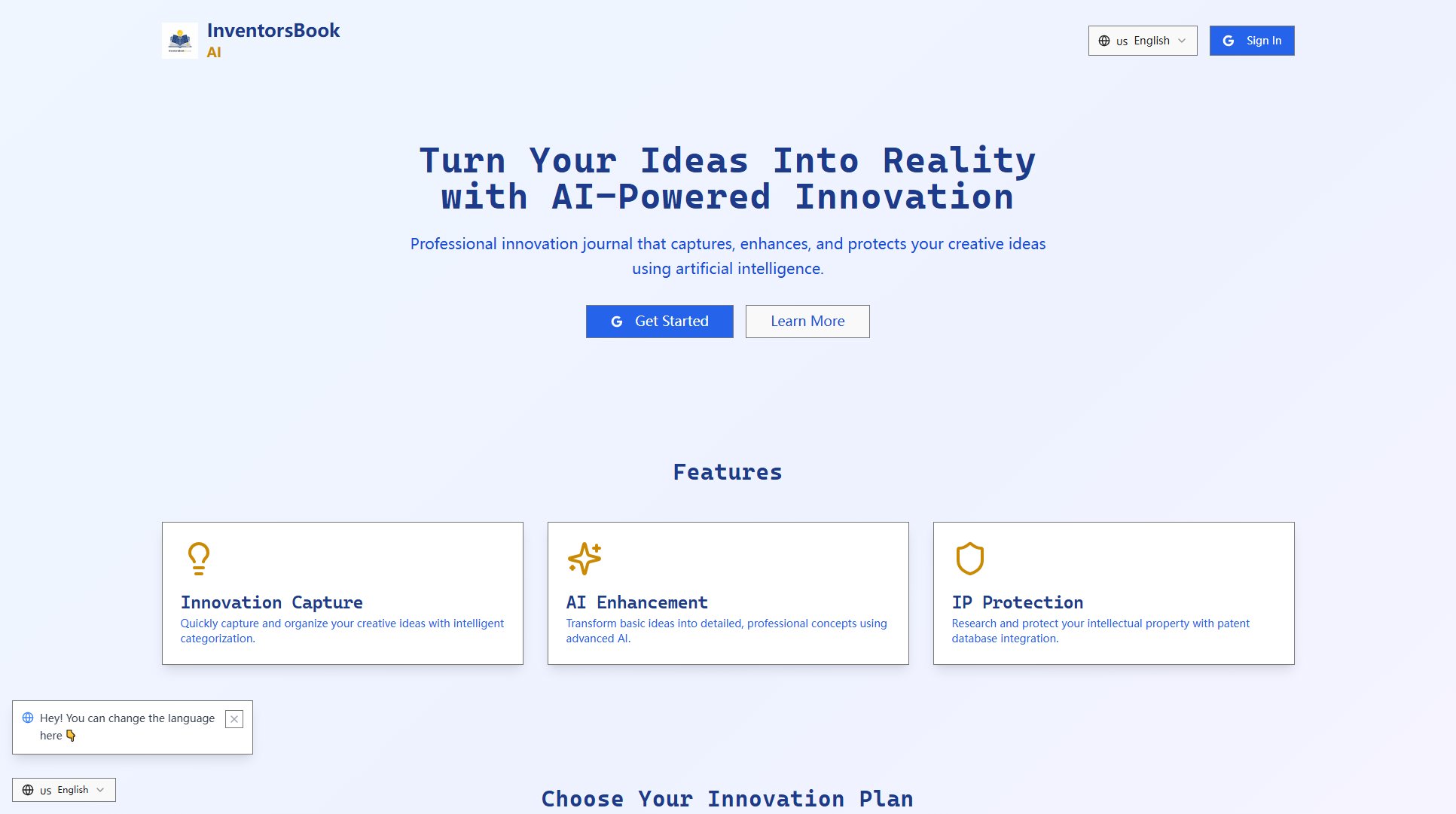 InventorsbookAI Screenshot InventorsbookAI Screenshot