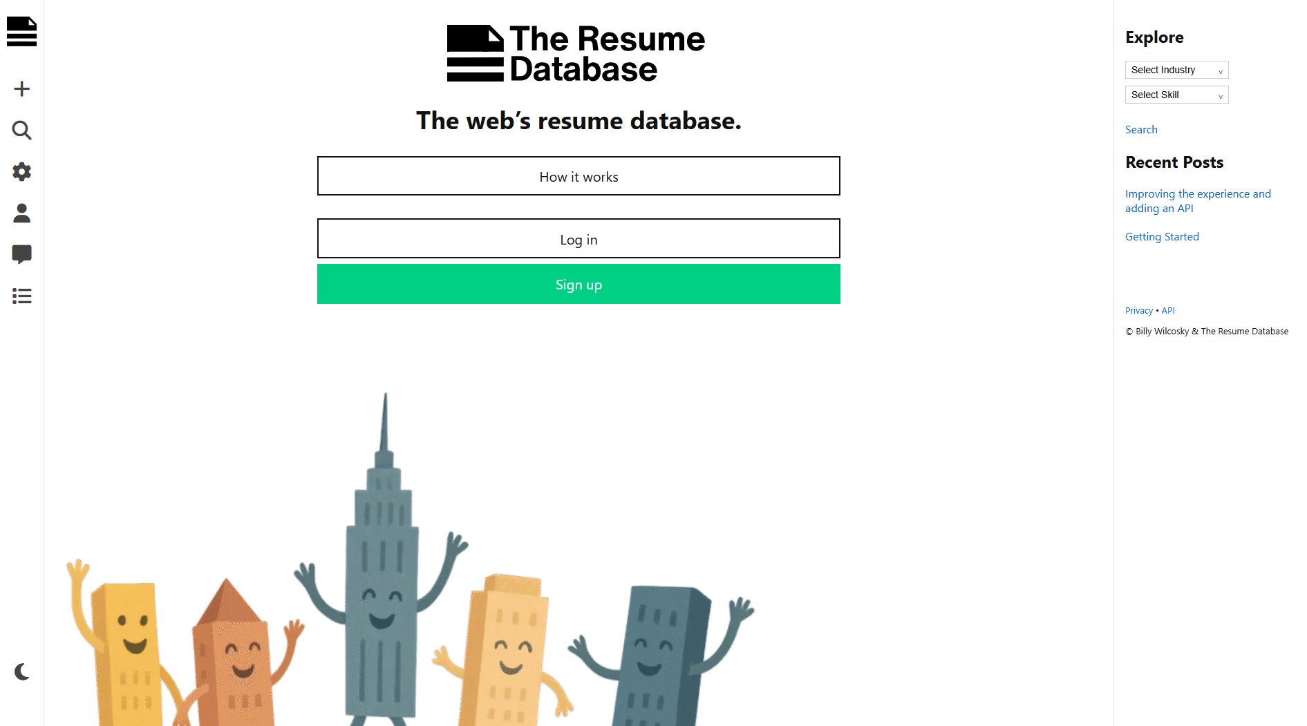 The Resume Database Screenshot The Resume Database Screenshot