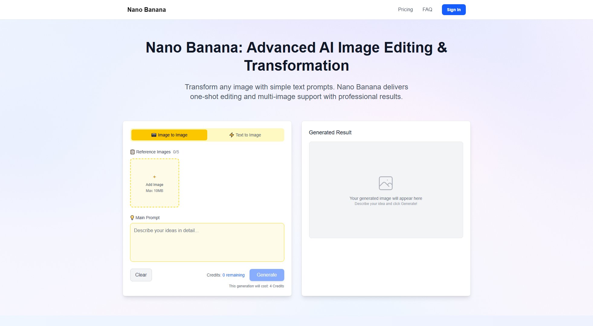 Nano Banana Screenshot Nano Banana Screenshot