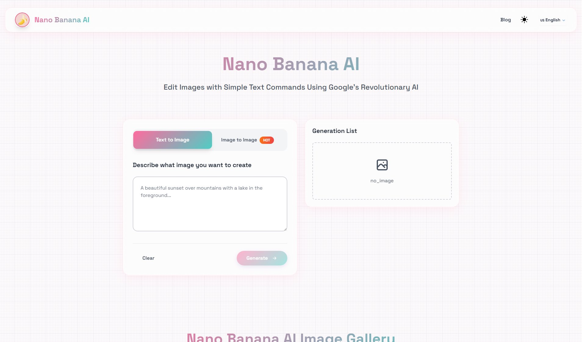 Nano Banana AI Screenshot Nano Banana AI Screenshot