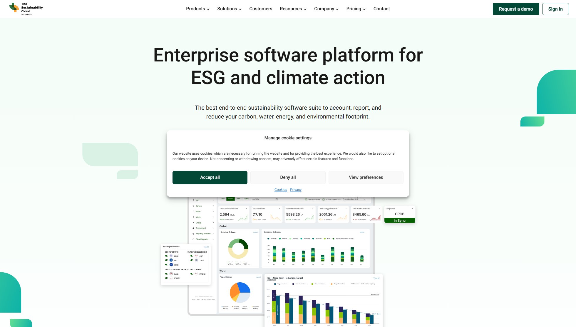 The Sustainability Cloud Screenshot The Sustainability Cloud Screenshot