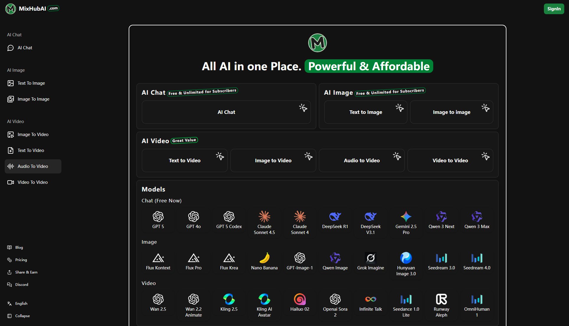 MixHub AI MixHub AI Interface & Screenshots MixHub AI MixHub AI Interface & Screenshots