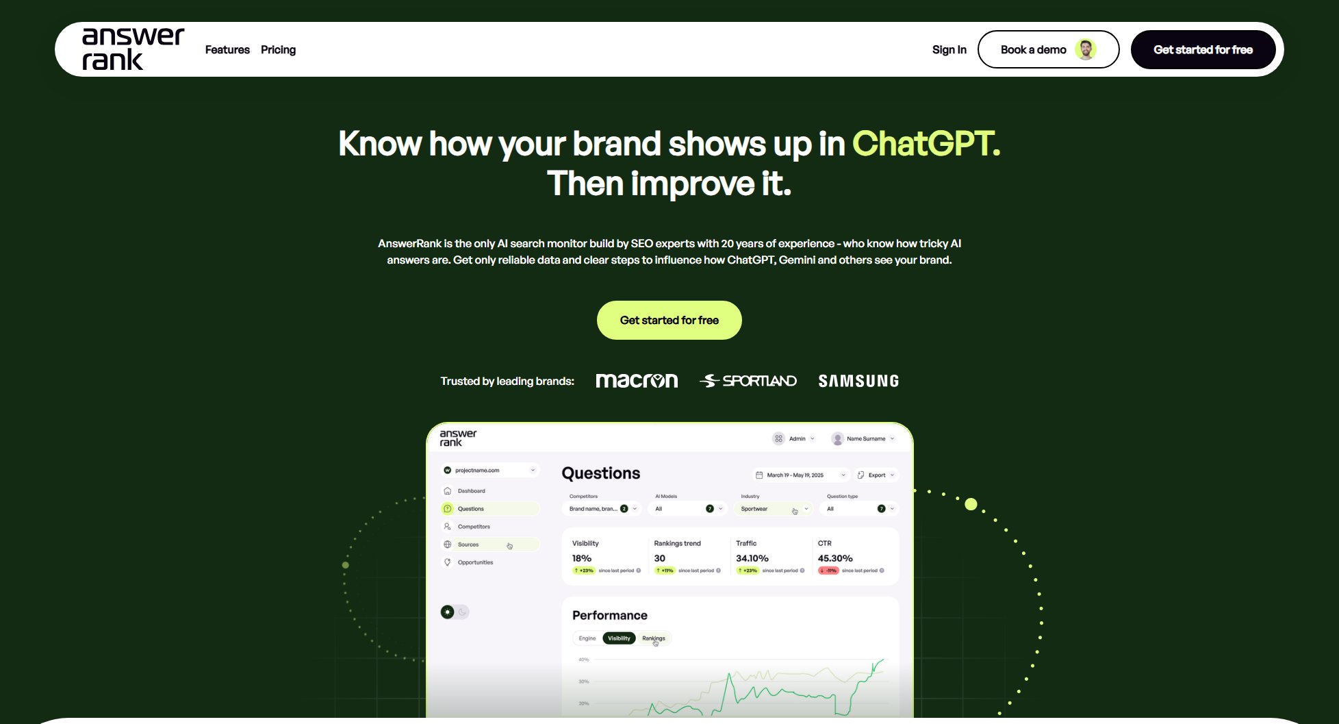 AnswerRank AnswerRank Interface & Screenshots AnswerRank AnswerRank Interface & Screenshots