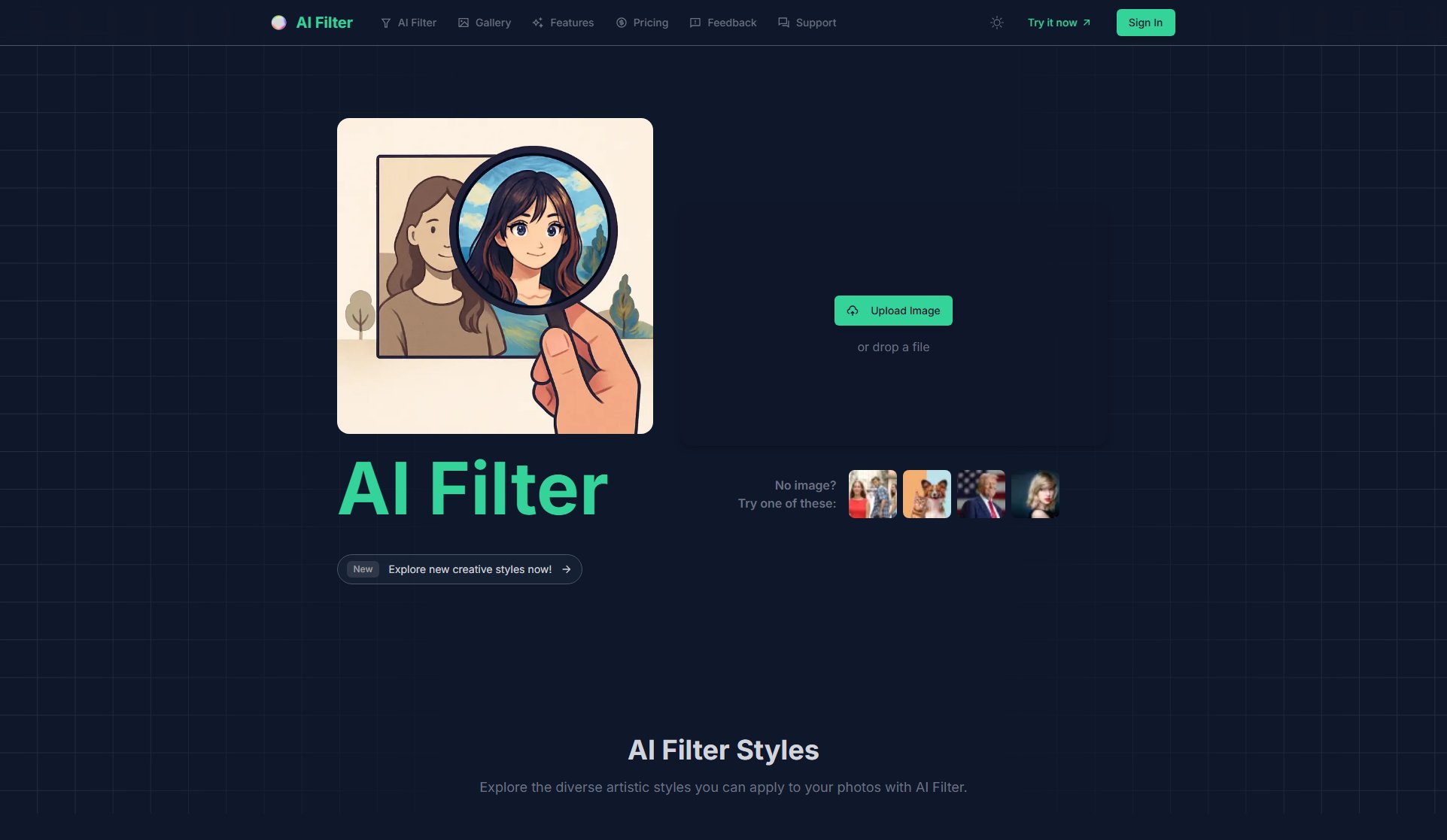 AI Filter AI Filter Interface & Screenshots AI Filter AI Filter Interface & Screenshots