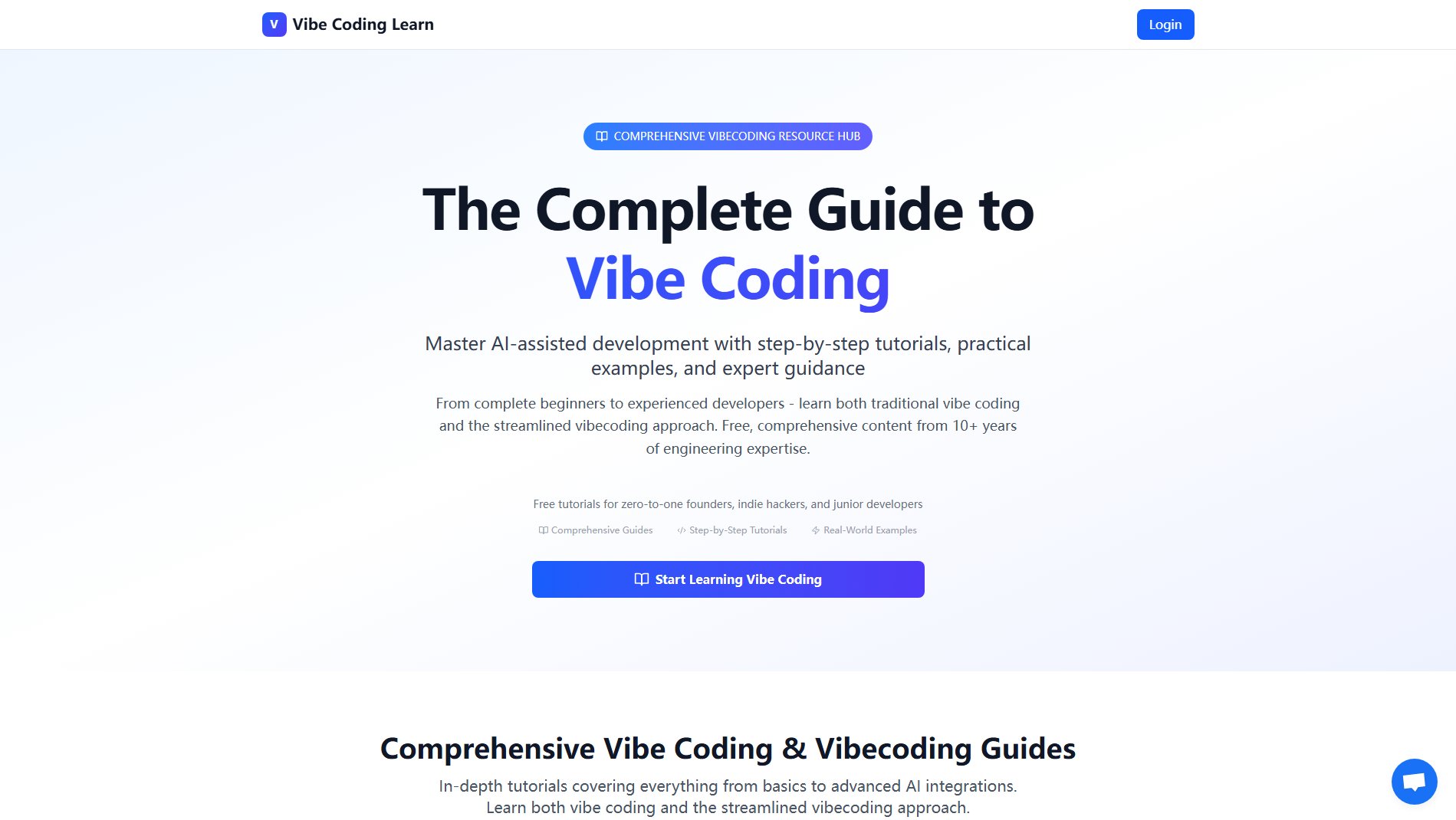 Vibe Coding Learn Screenshot Vibe Coding Learn Screenshot