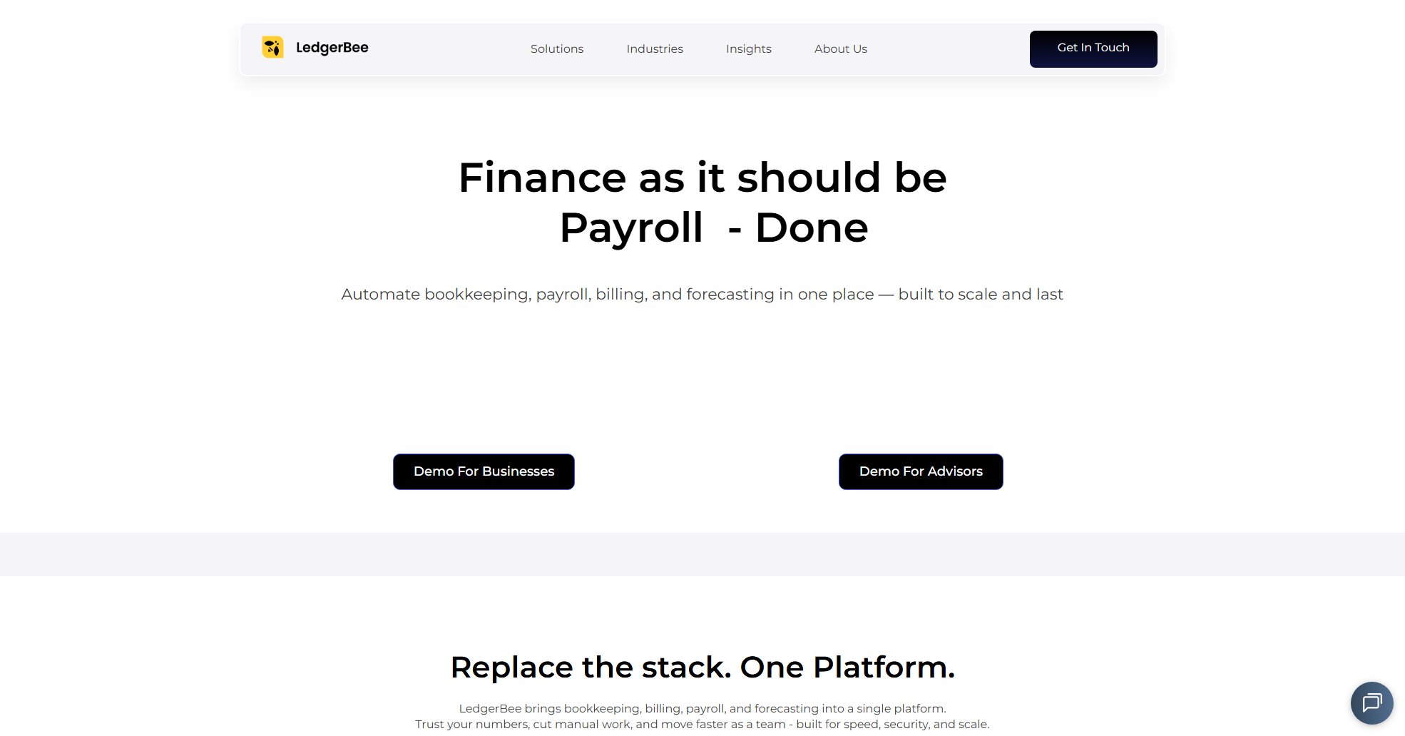 LedgerBee LedgerBee Interface & Screenshots