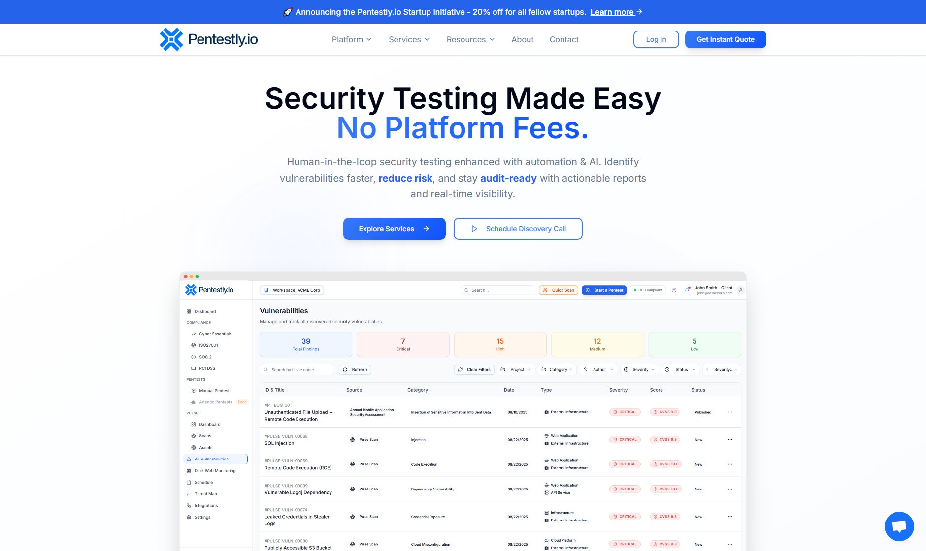 Pentestly.io Pentestly.io Interface & Screenshots Pentestly.io Pentestly.io Interface & Screenshots