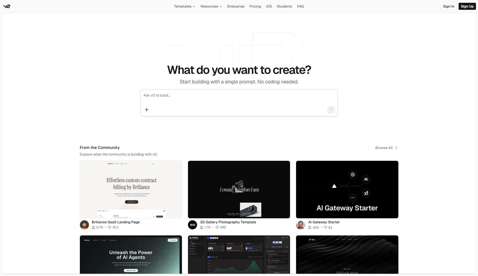 v0 by Vercel v0 by Vercel Interface & Screenshots v0 by Vercel v0 by Vercel Interface & Screenshots