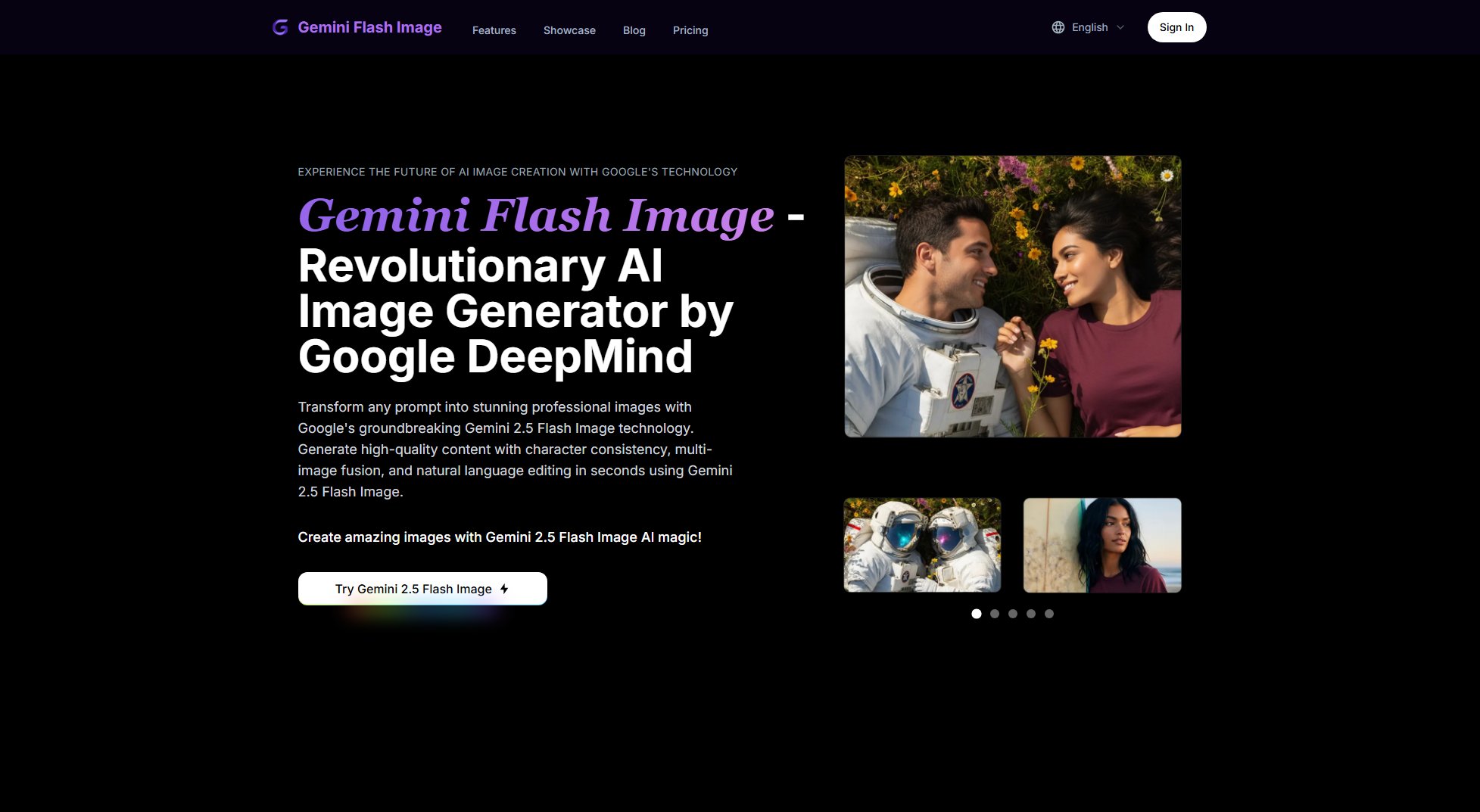 Gemini 2.5 Flash Image Screenshot Gemini 2.5 Flash Image Screenshot