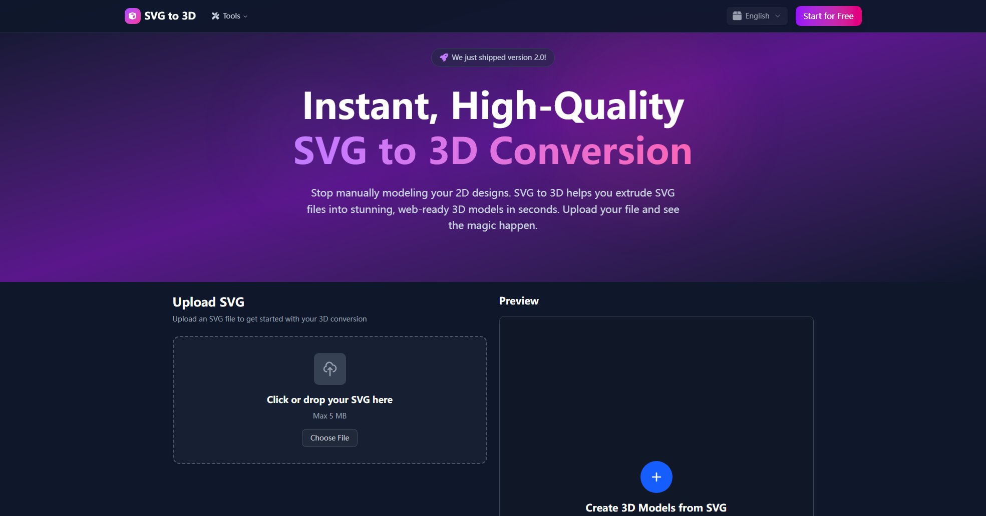 SVG to 3D Converter SVG to 3D Converter Interface & Screenshots SVG to 3D Converter SVG to 3D Converter Interface & Screenshots