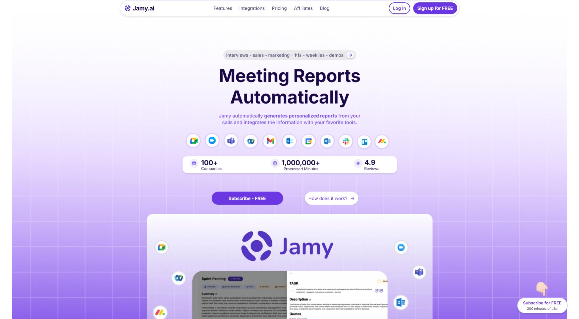 Jamy.ai Screenshot Jamy.ai Screenshot