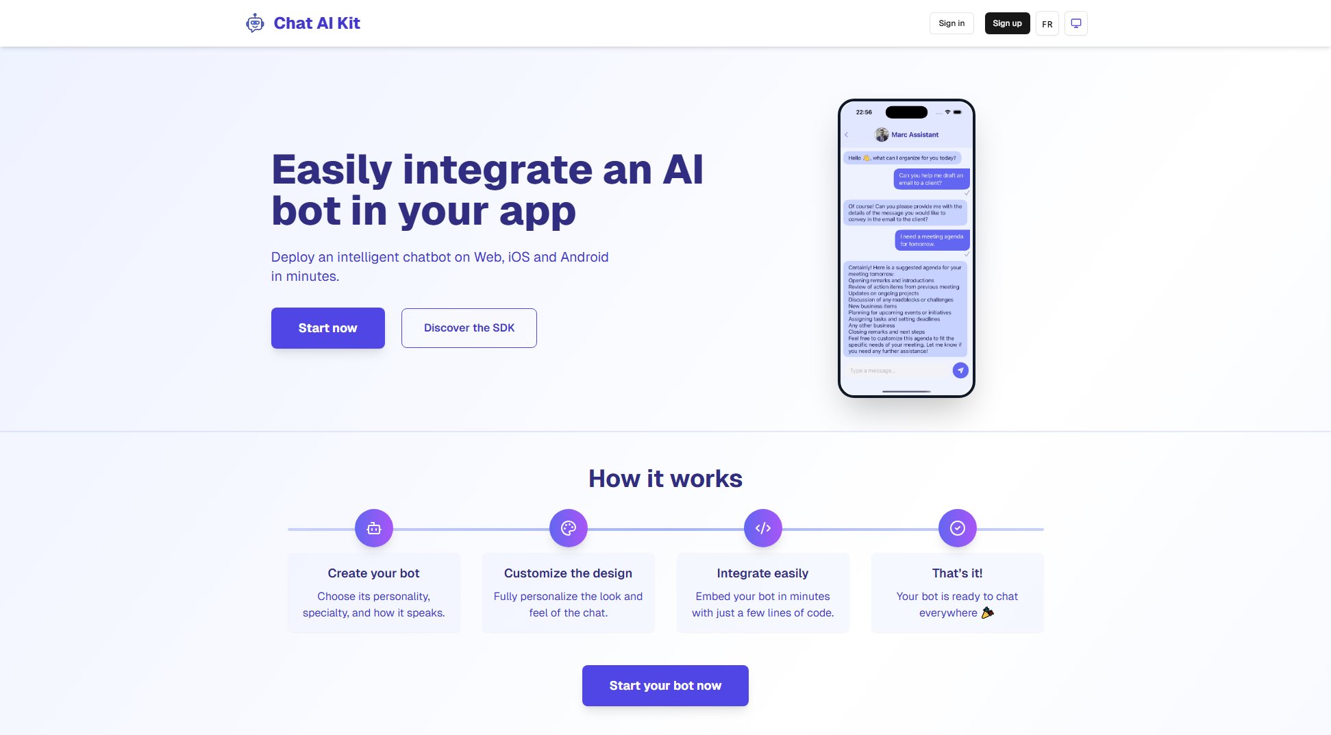 Chat AI Kit Screenshot Chat AI Kit Screenshot