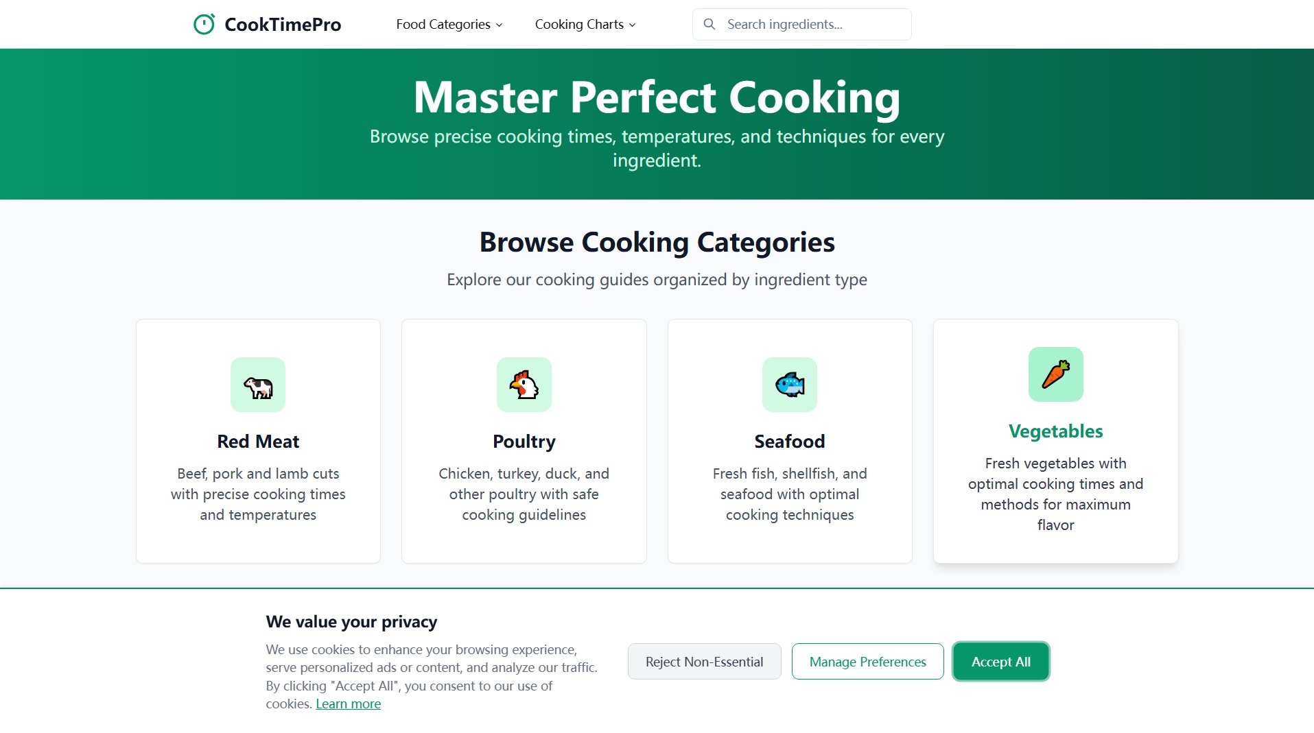 CookTimePro CookTimePro Interface & Screenshots CookTimePro CookTimePro Interface & Screenshots