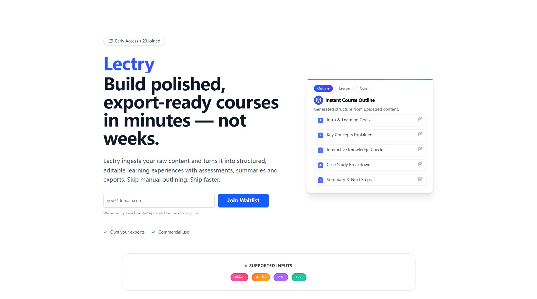 Lectry Screenshot Lectry Screenshot