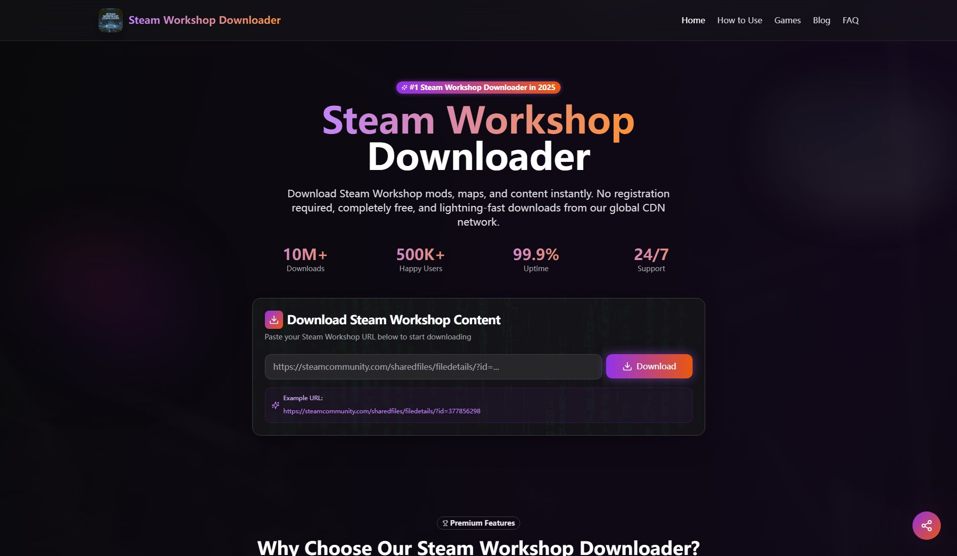 Steam Workshop Downloader Steam Workshop Downloader Interface & Screenshots Steam Workshop Downloader Steam Workshop Downloader Interface & Screenshots