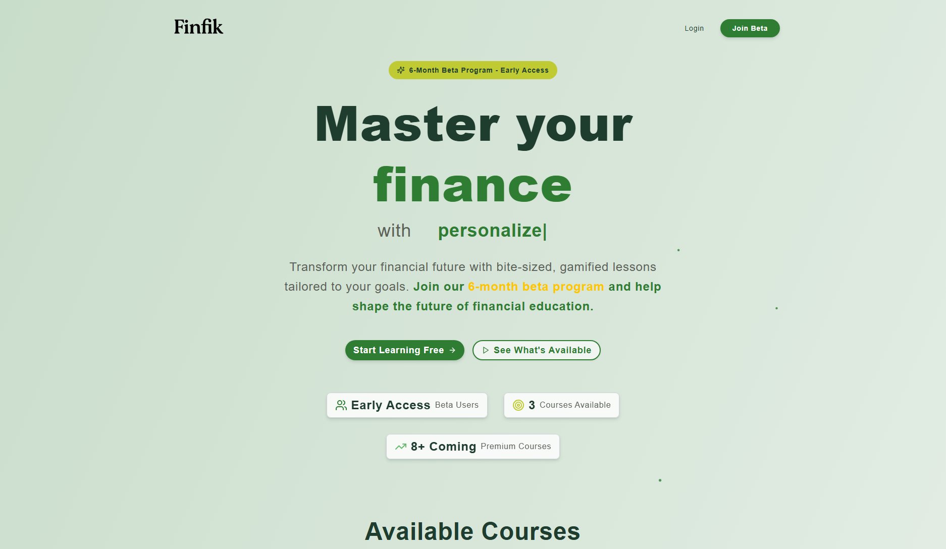 Finfik Screenshot Finfik Screenshot