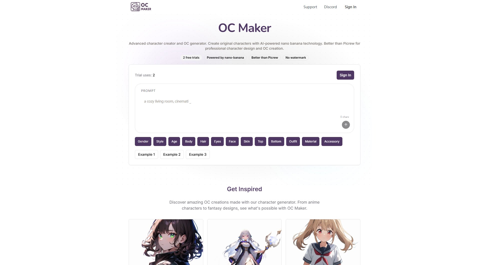 OC Maker Screenshot OC Maker Screenshot