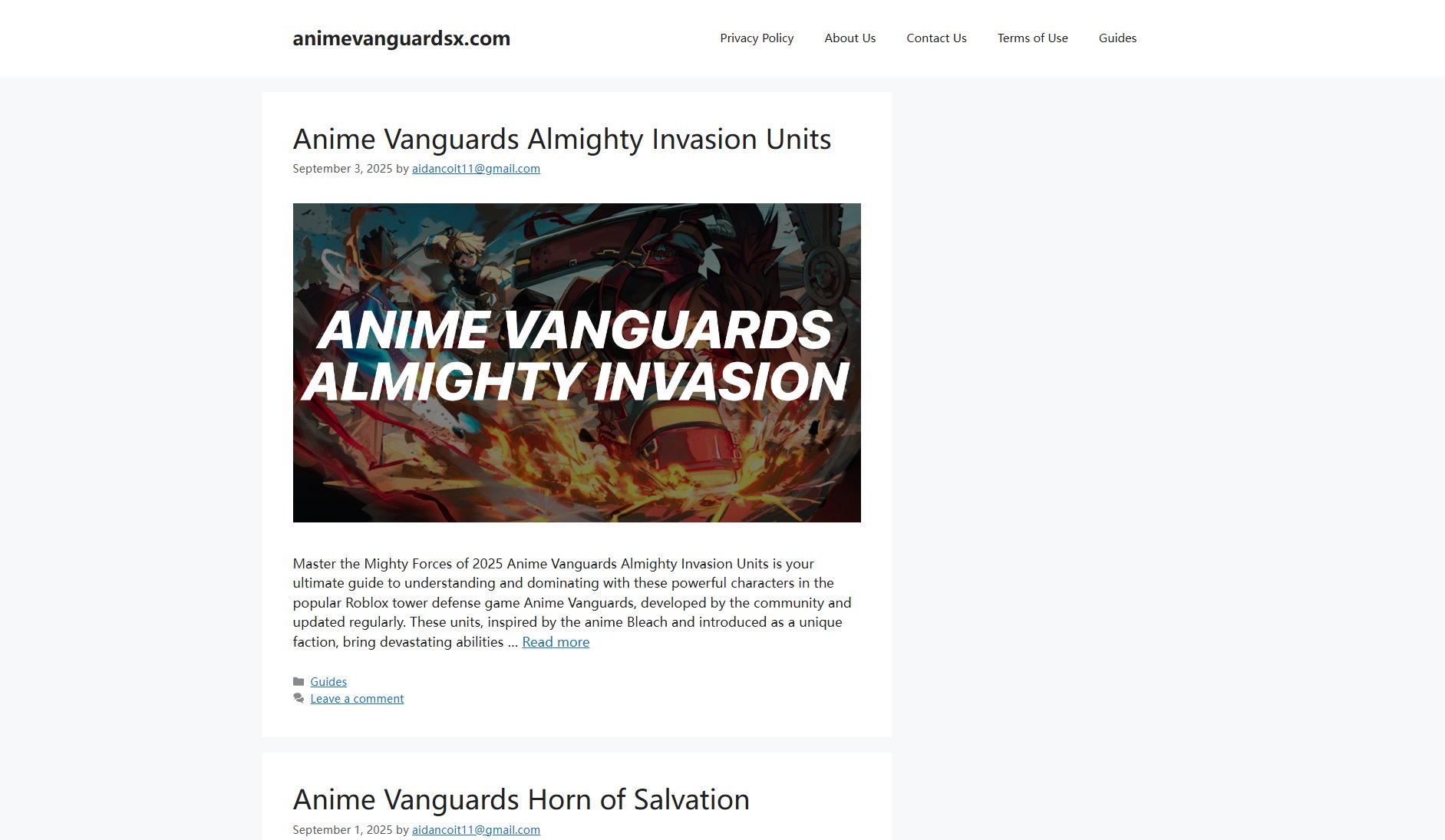 Anime Vanguards X Screenshot Anime Vanguards X Screenshot