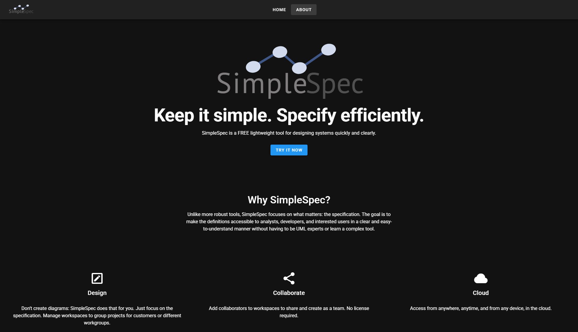 SimpleSpec Screenshot SimpleSpec Screenshot