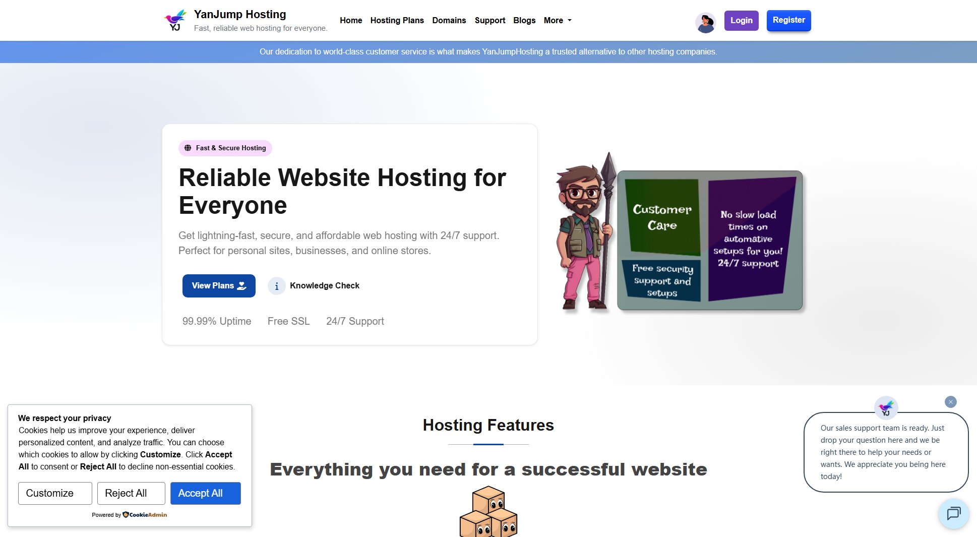 YanJumpHosting Screenshot YanJumpHosting Screenshot