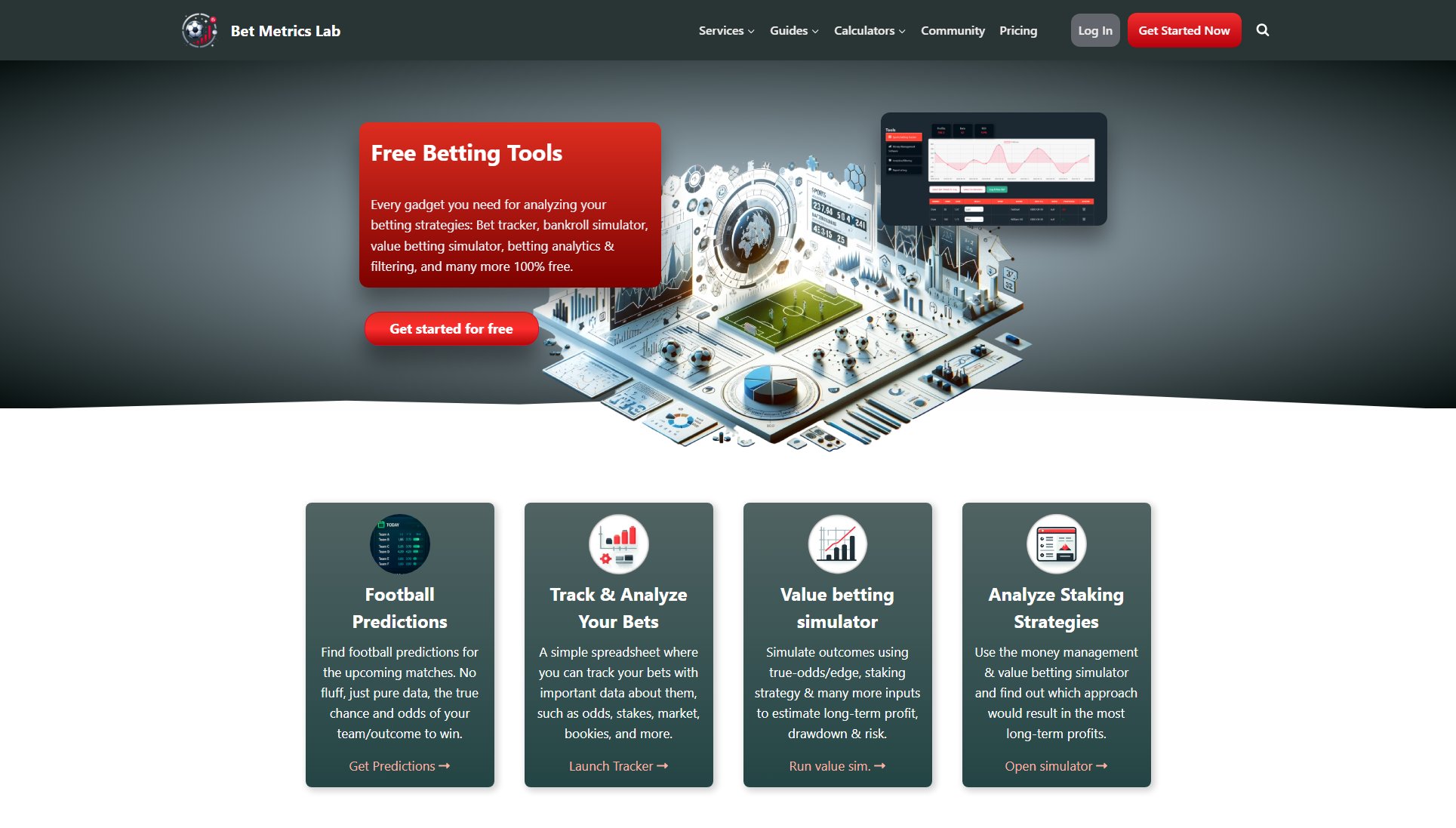 Bet Metrics Lab Screenshot Bet Metrics Lab Screenshot