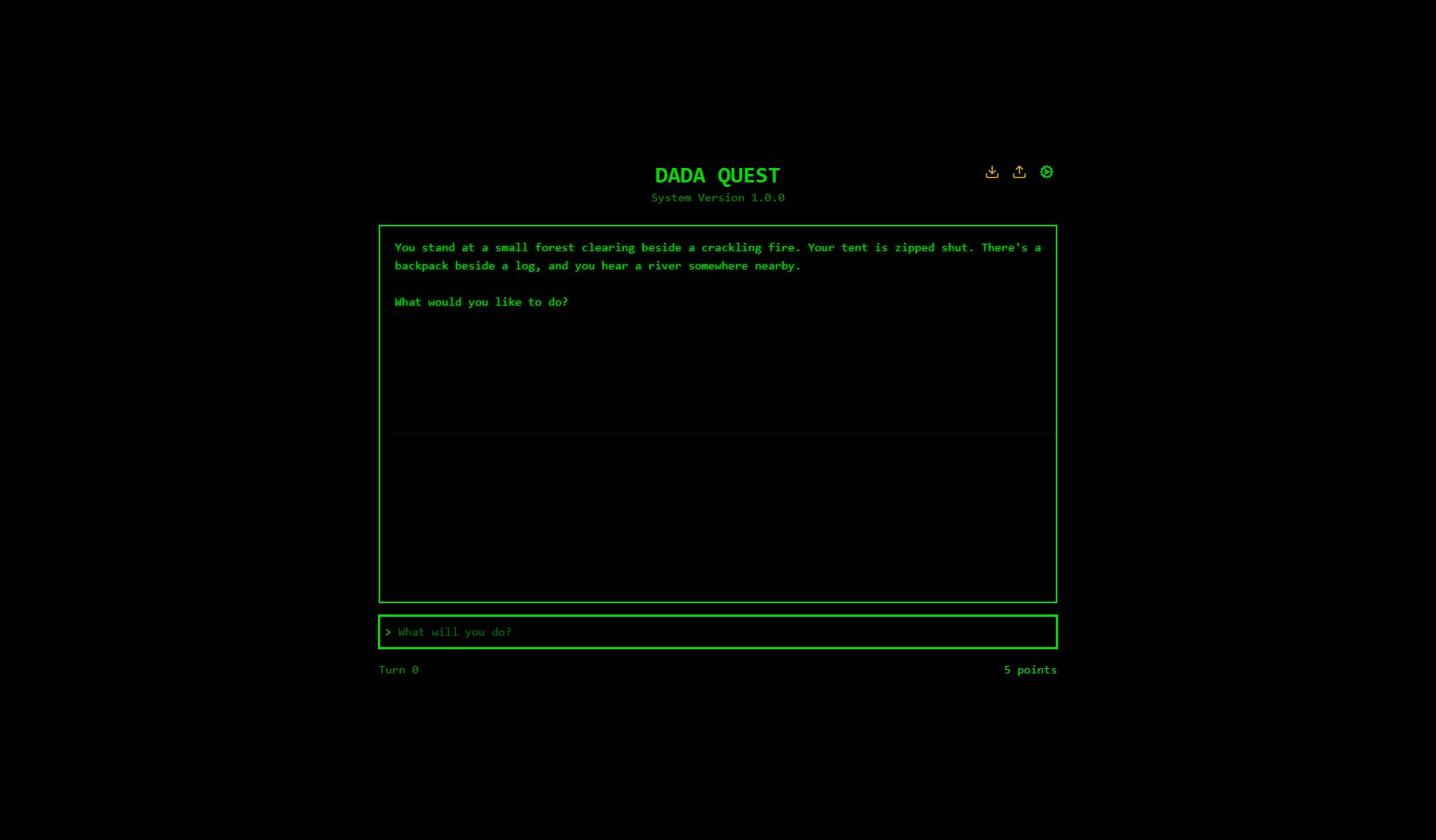 Dada Quest Screenshot Dada Quest Screenshot