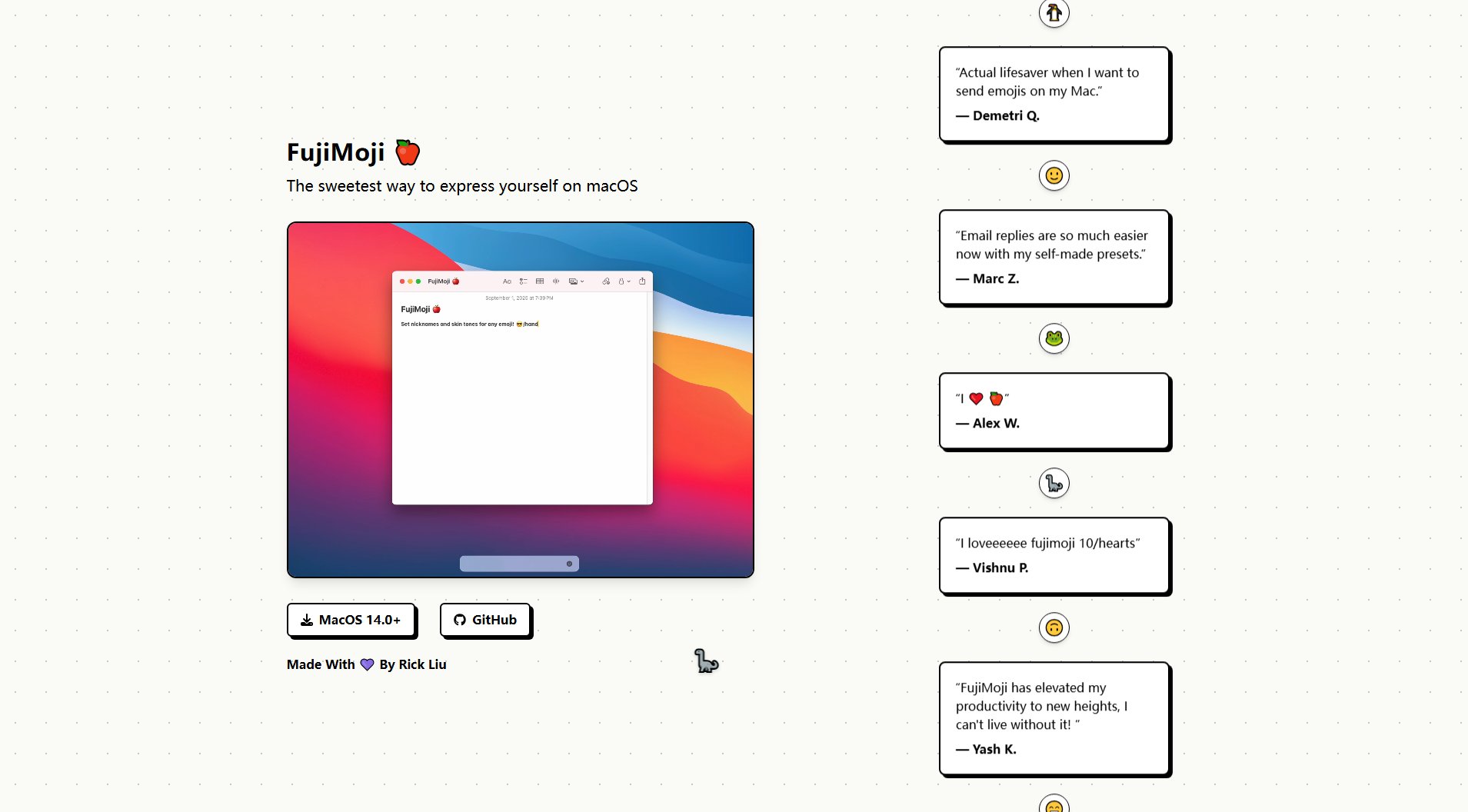 FujiMoji Screenshot FujiMoji Screenshot