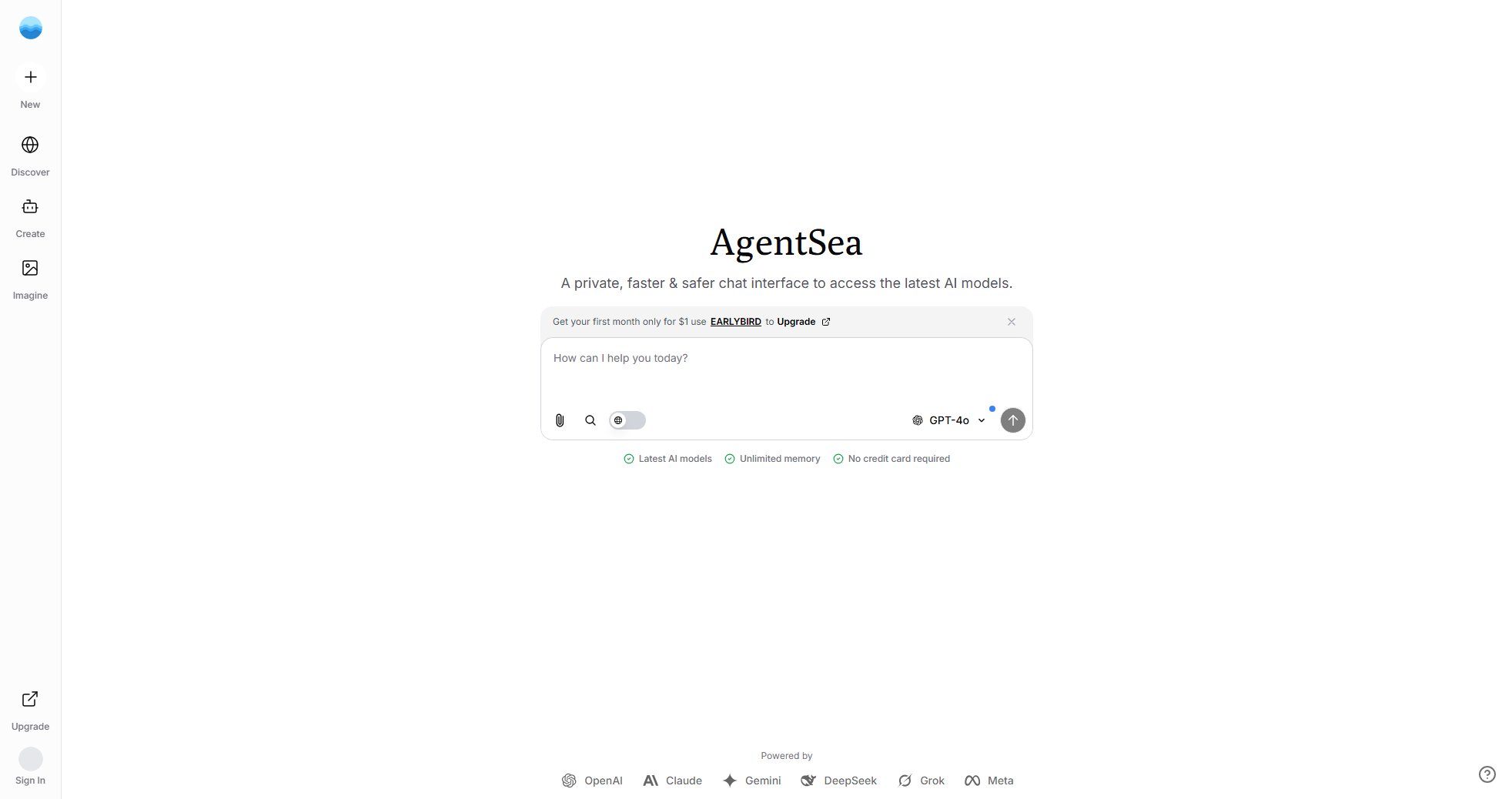 AgentSea AgentSea Interface & Screenshots